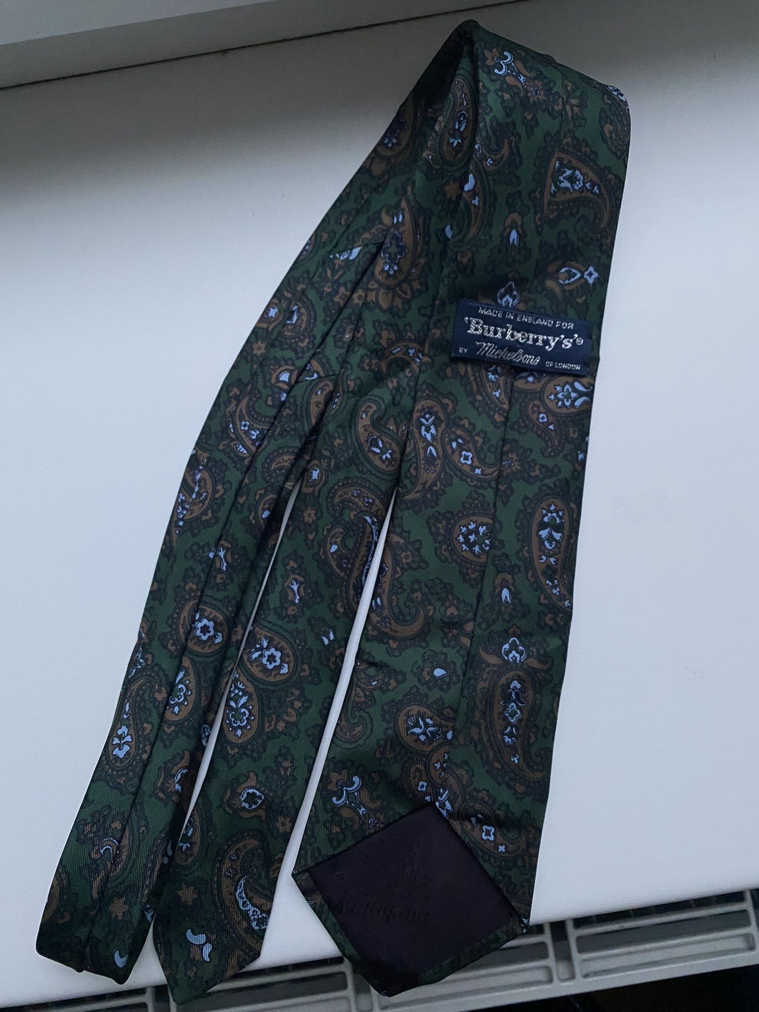 Burberry × Designer Burberrys England Silk Tie Size ONE SIZE - 1 Thumbnail