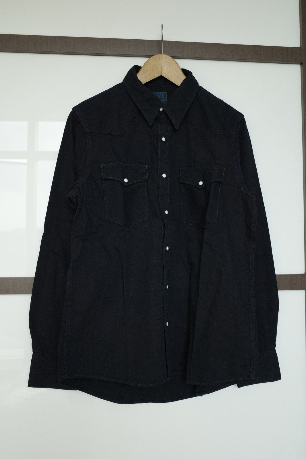 Visvim Visvim ICT Social Sculpture Shirt One Wash Dk.Indigo Size US L / EU 52-54 / 3 - 3 Thumbnail