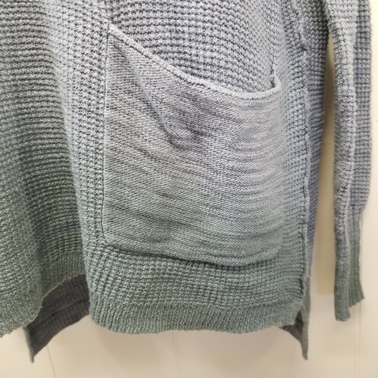 Anthropologie Moth S Ombre Green Blue Sweater Pocket Anthropologie UPTOWN Size S / US 4 / IT 40 - 3 Thumbnail