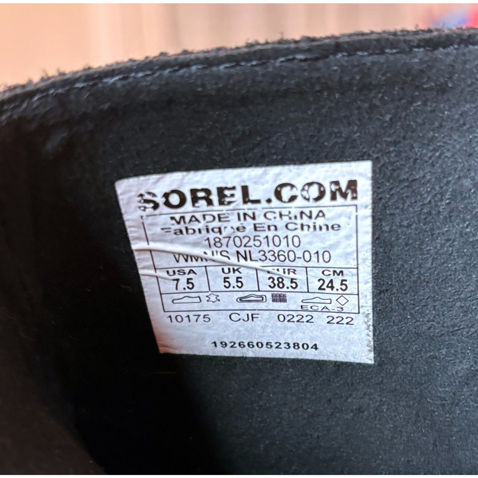 SOREL Sorel Joan of Arctic Wedge II Black Leather Booties Sz 7.5 Size US 7.5 / IT 37.5 - 8 Thumbnail