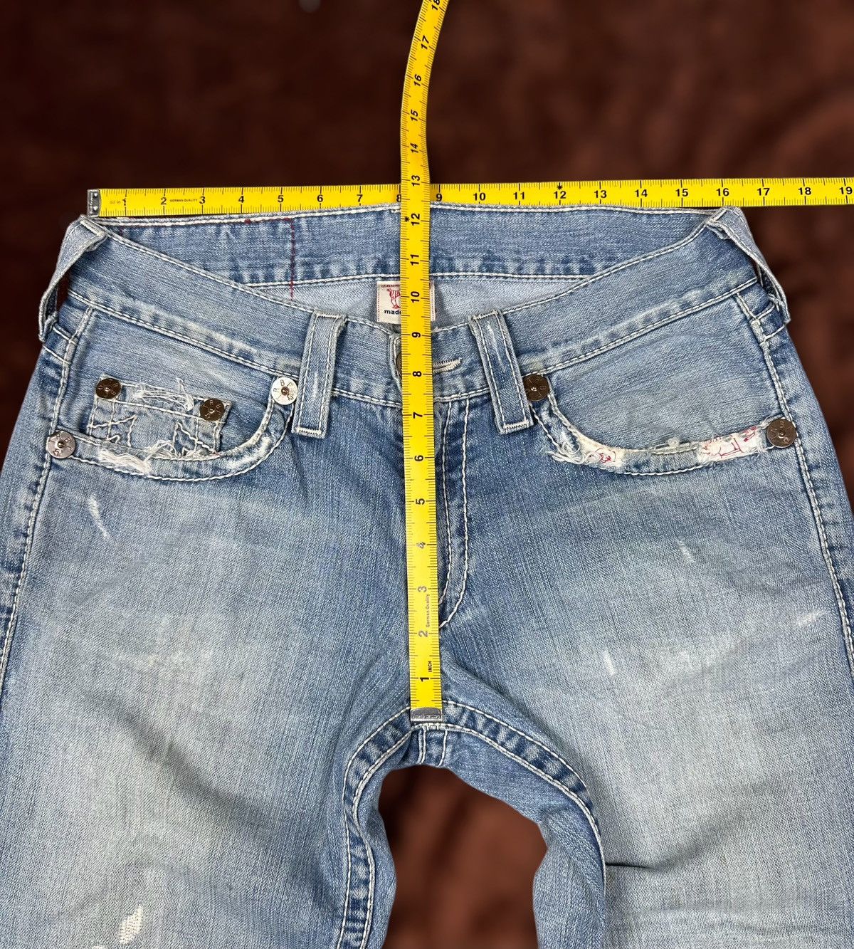 Japanese Brand × True Religion True Religion Dirty Flare Jeans Size US 31 - 13 Thumbnail