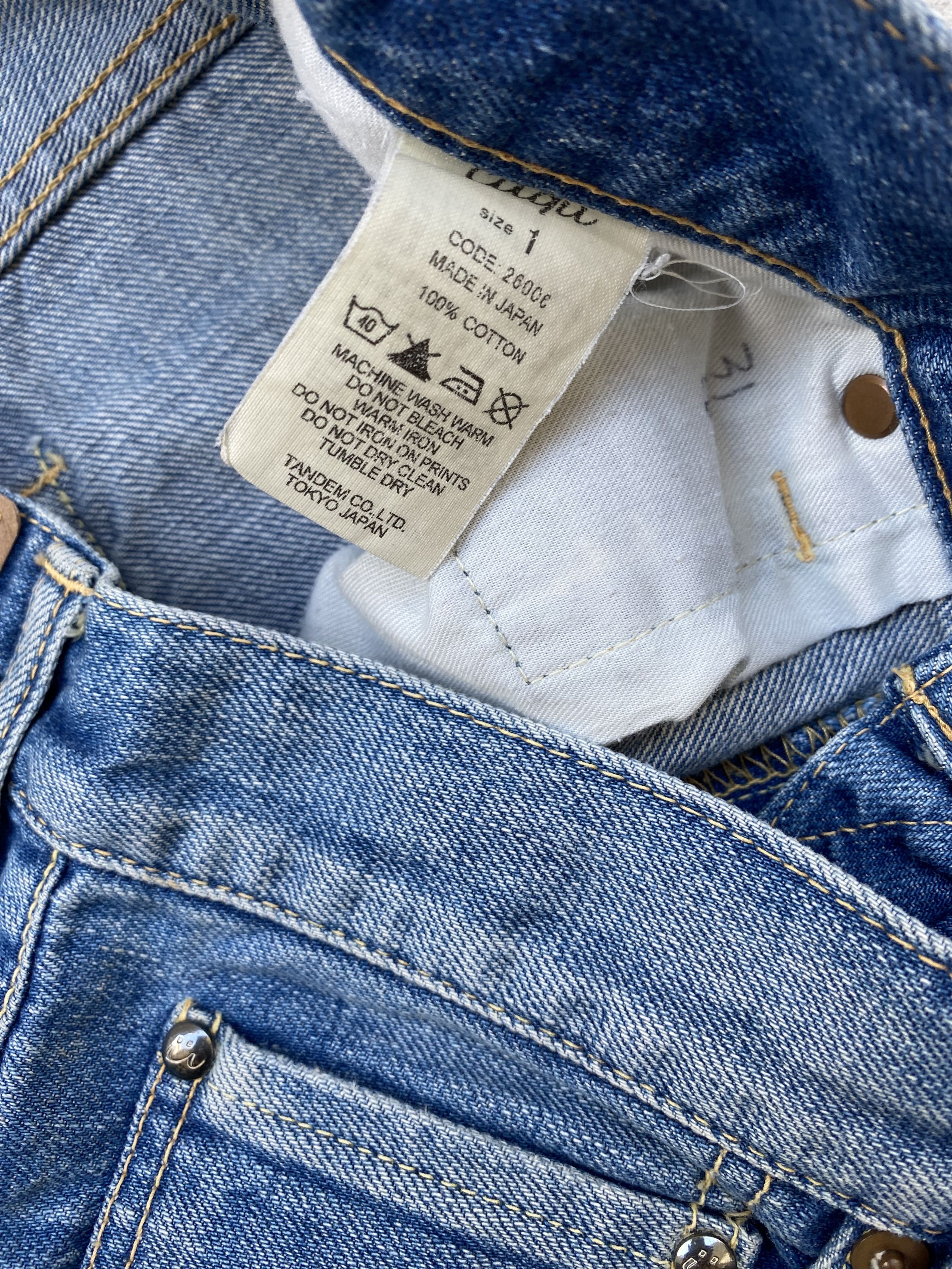 If Six Was Nine × Japanese Brand Selvedge Redline Cagu Japan Denim Size 30" / US 8 / IT 44 - 4 Thumbnail