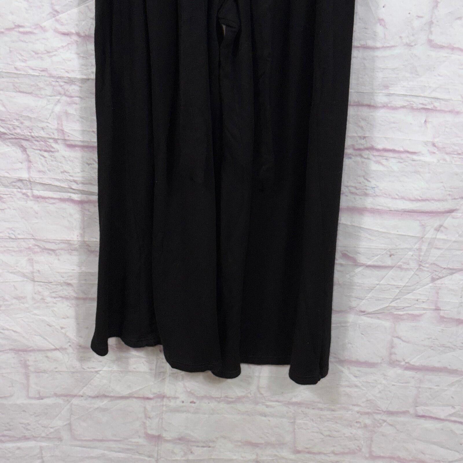 Other Antistar Black Faux Wrap Romper Women's Small Tie Waist Size 28" / US 6 / IT 42 - 4 Thumbnail