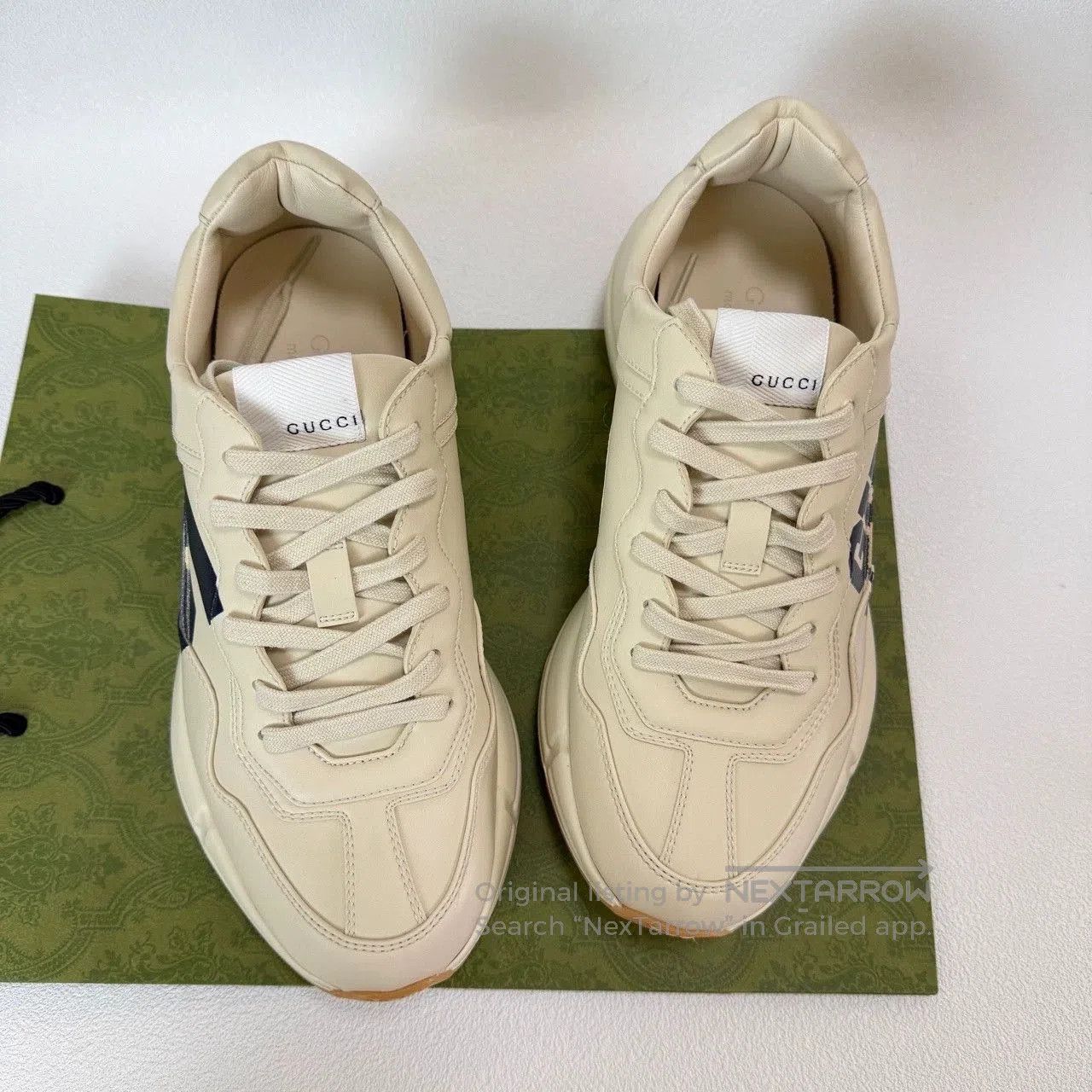 Gucci gucci 25 logo dad sneakers in beige. Size US 6.5 / EU 39-40 - 8 Thumbnail