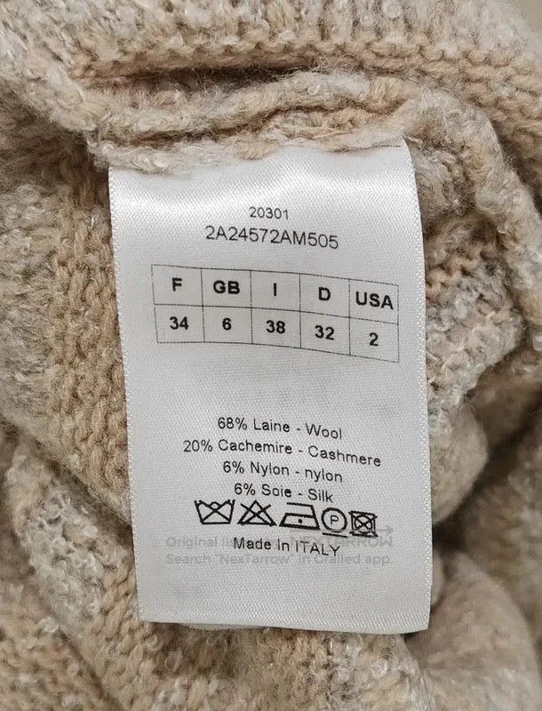 Dior Dior Light Pink Striped Wool Sweater . Size XS / US 0-2 / IT 36-38 - 5 Thumbnail