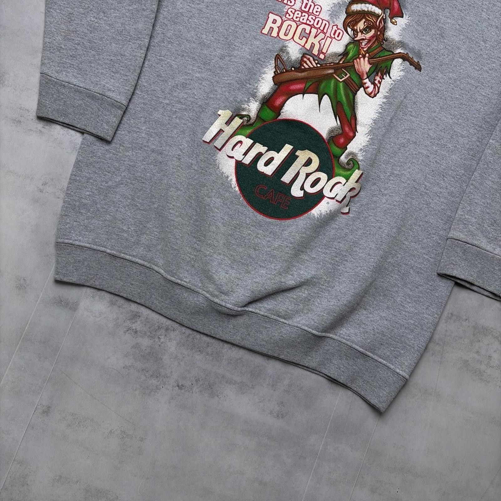 Hard Rock Cafe Vintage Hard Rock Cafe The Season To Rock Crewneck Sweater Size US M / EU 48-50 / 2 - 4 Thumbnail