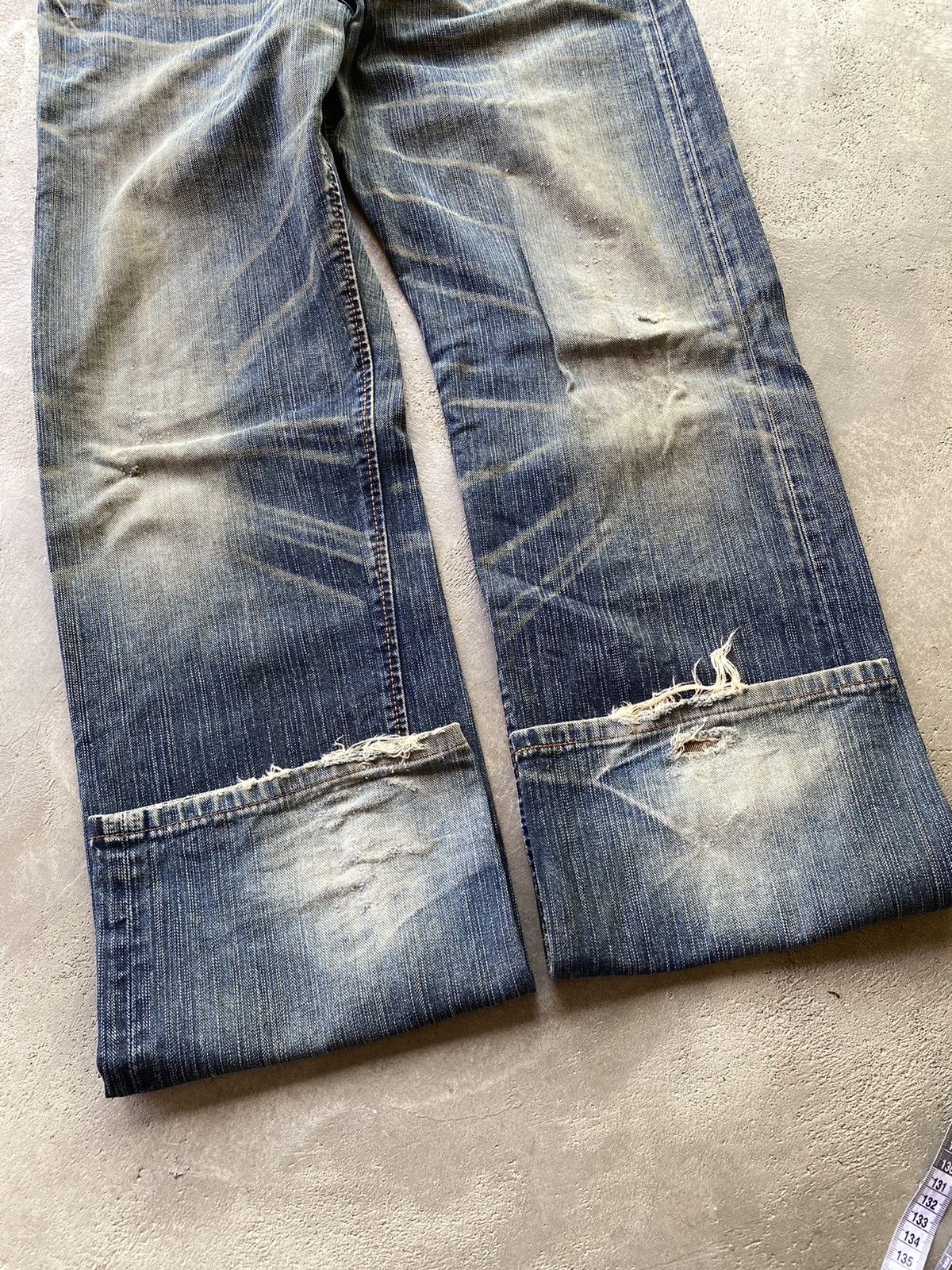 Edwin × If Six Was Nine Vintage Edwin Distressed Jeans Size US 34 / EU 50 - 6 Thumbnail