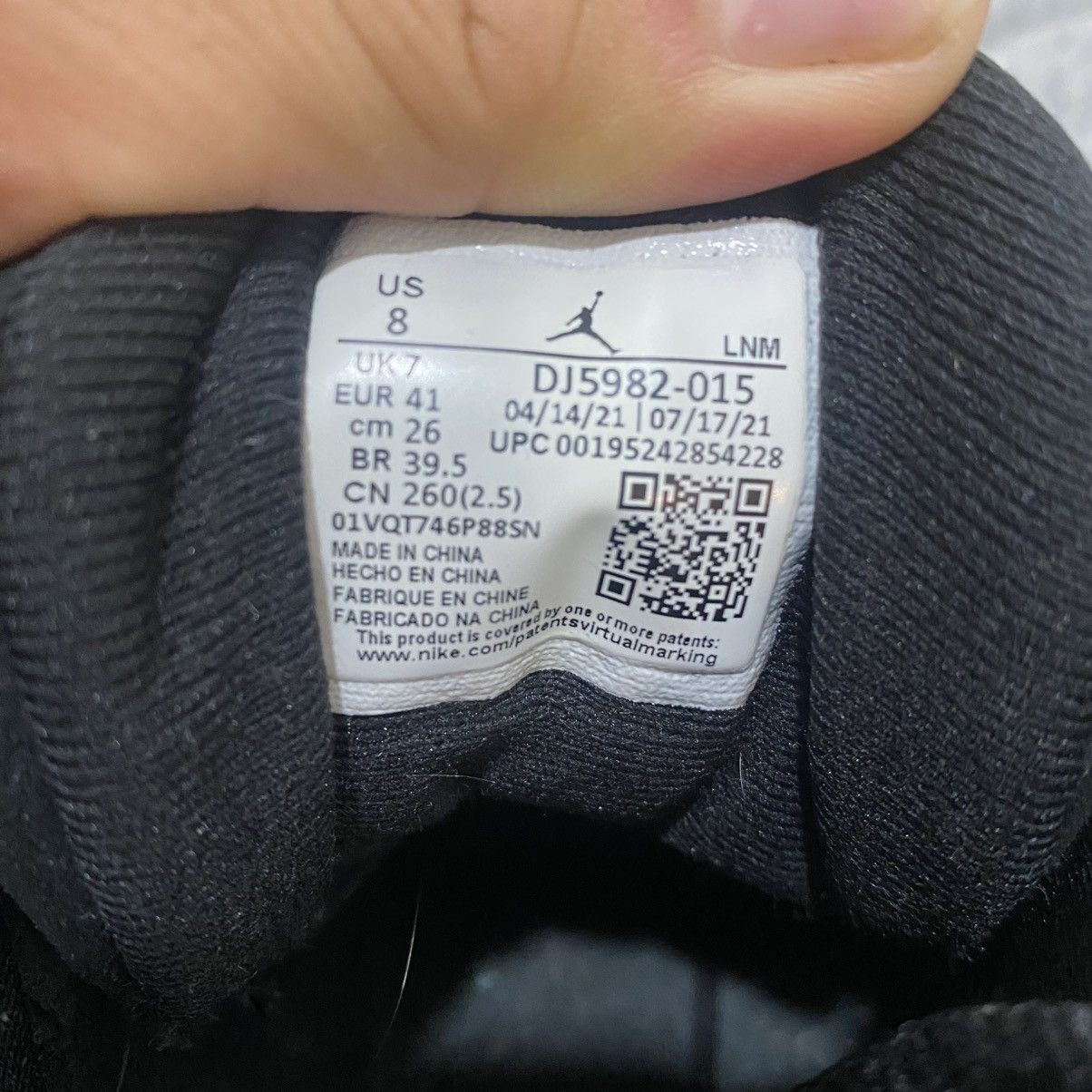 Jordan Brand Nike Air Jordan 13 Retro “Court Purple” (2021) – Size 8 – Size US 8 / EU 41 - 7 Thumbnail