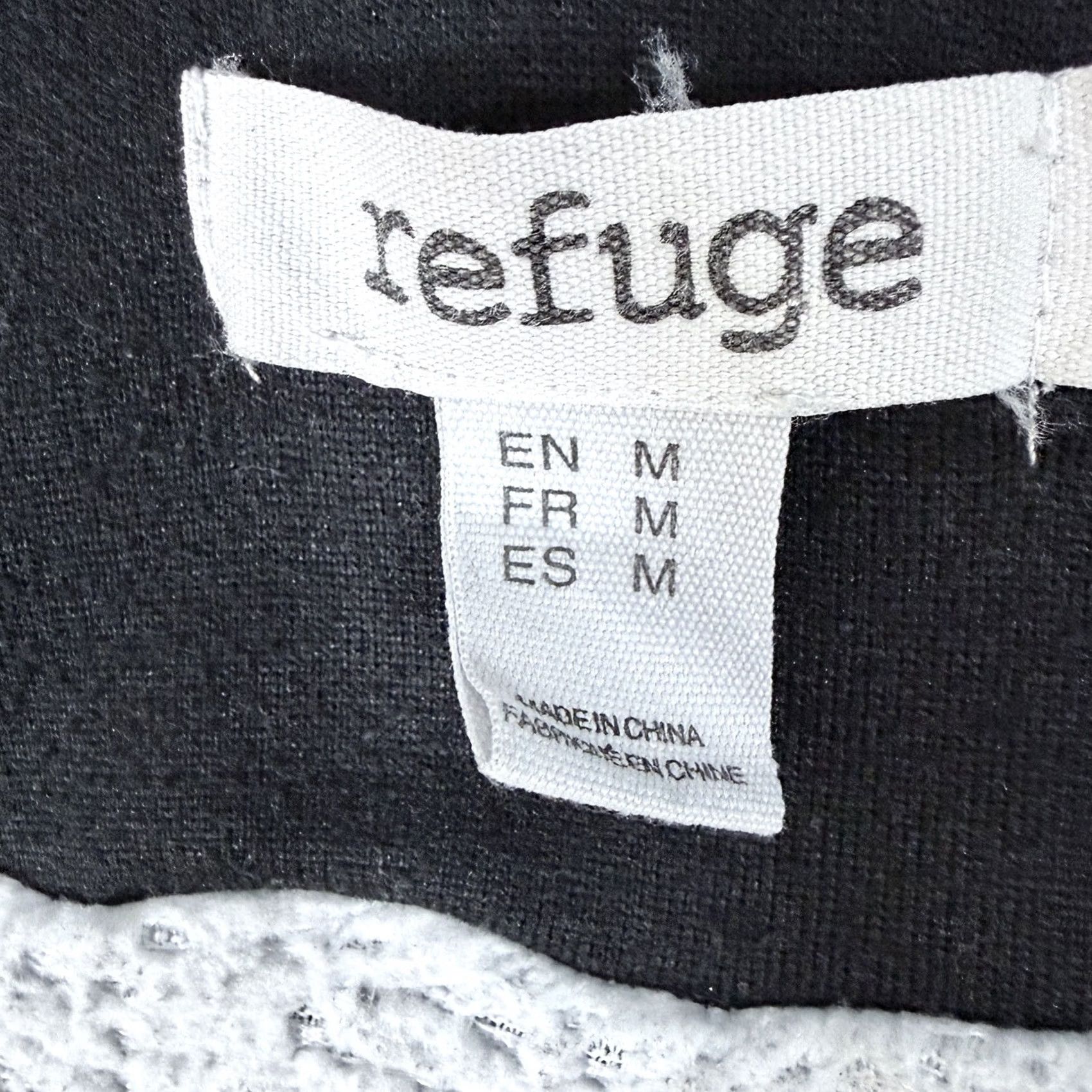 Vintage Refuge Women's Full Zip Hooded Jacket Black Size M Activewear Long Sleeve Casual Sportswear Size M / US 6-8 / IT 42-44 - 6 Thumbnail