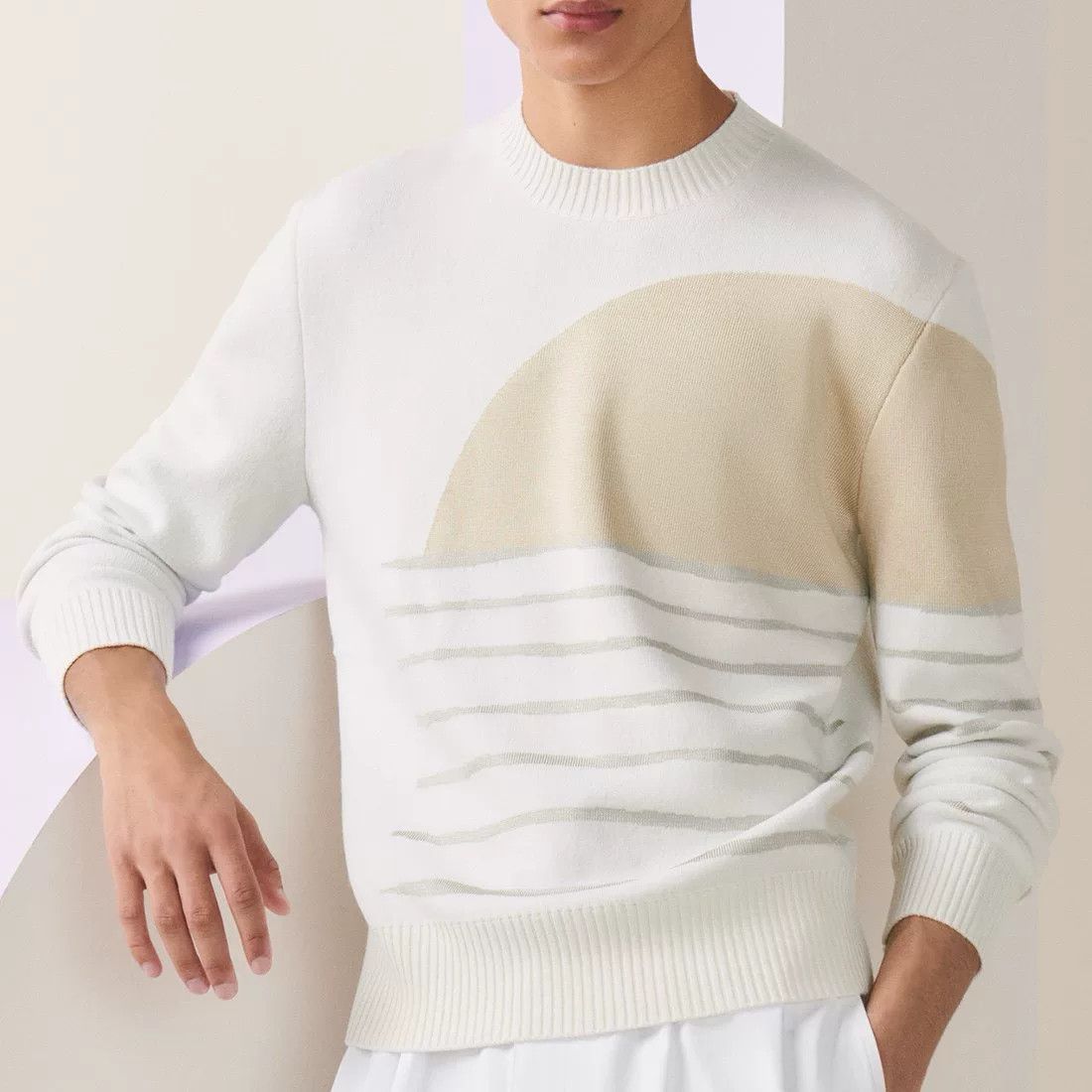 Hermes Hermes Men's Cashmere Sweater Size US M / EU 48-50 / 2 - 1 Thumbnail