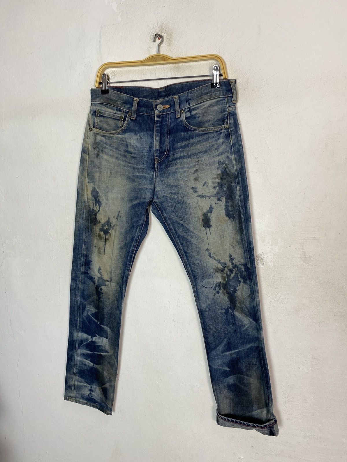 Japanese Brand Soul Of Freedom SOF Indigo Denim Jeans Straight Cut Size 32 Size US 32 / EU 48 - 4 Thumbnail