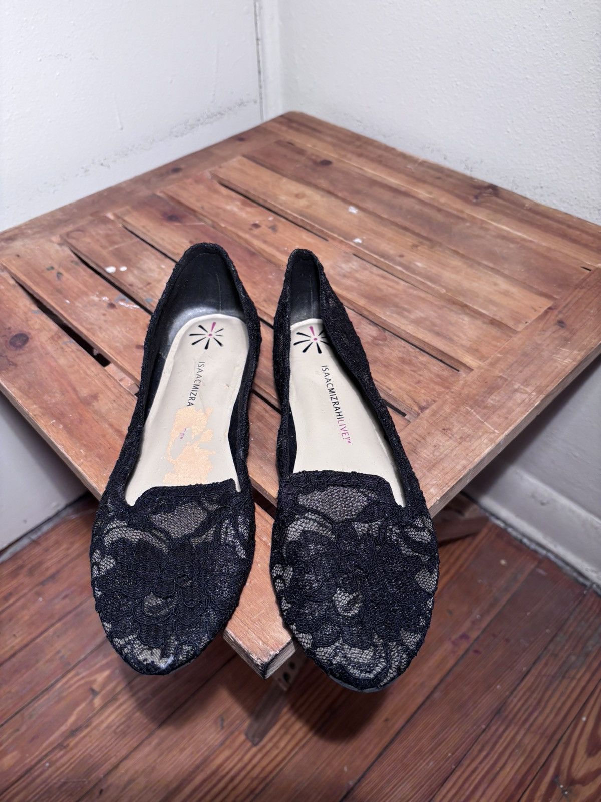 Isaac Mizrahi Isaac Mizrahi Live Lace Flats Size US 8 / IT 38 - 8 Thumbnail