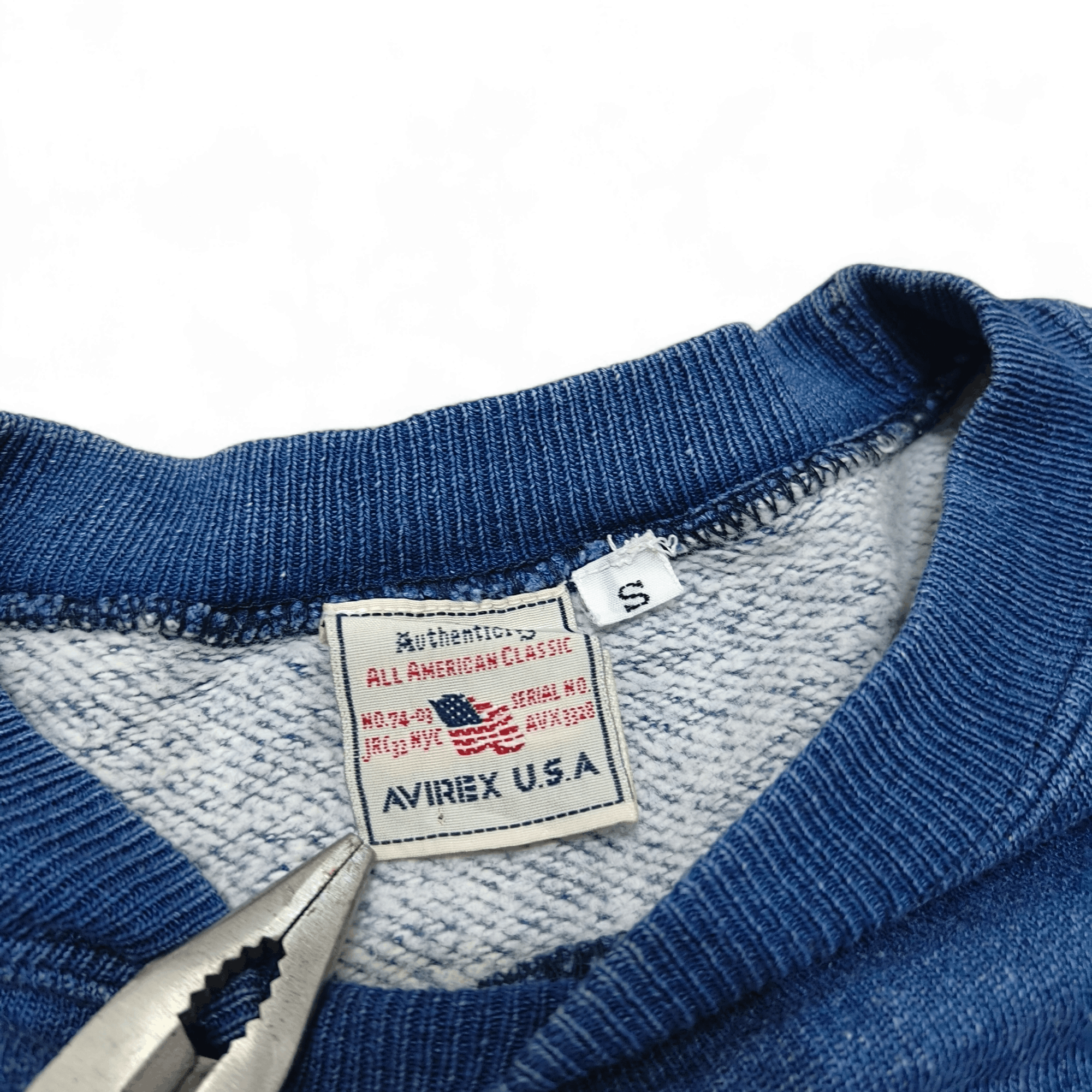 Avirex Vintage Avirex USA Varsity HIP HOP Crewneck Sweatshirt Size US S / EU 44-46 / 1 - 8 Thumbnail