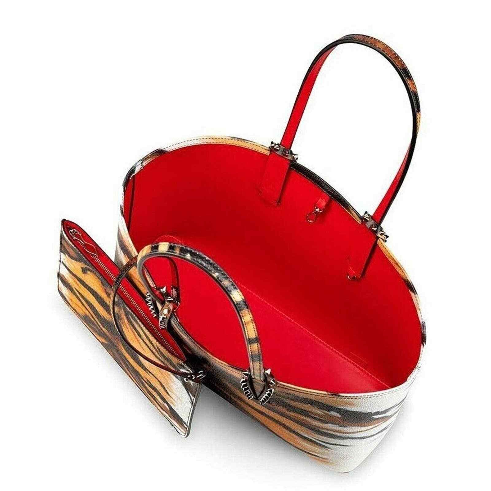 Christian Louboutin Christian Louboutin Cabata Bengale Leather Tote Shoulder Bag Size ONE SIZE - 9 Thumbnail