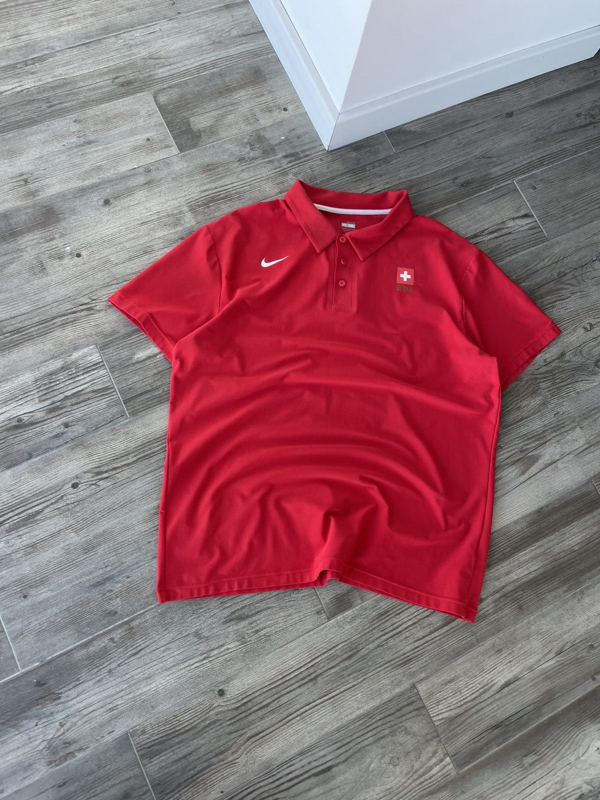 Nike Nike Roger Federer RF 2008 Beijing Davis Cup Tennis Shirt Size US XXL / EU 58 / 5 - 3 Thumbnail