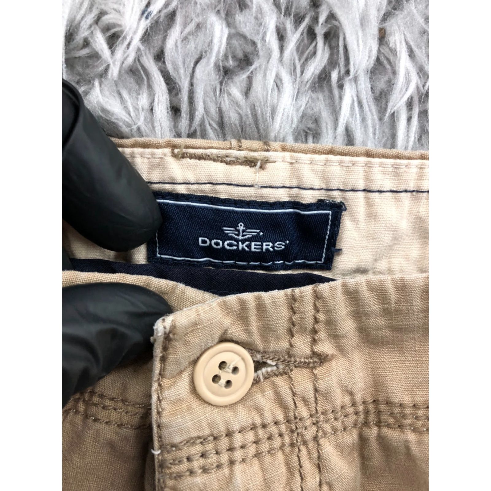 Dockers Dockers Cargo Shorts Mens Size 40 Mid Rise Beige Size US 40 / EU 56 - 6 Thumbnail