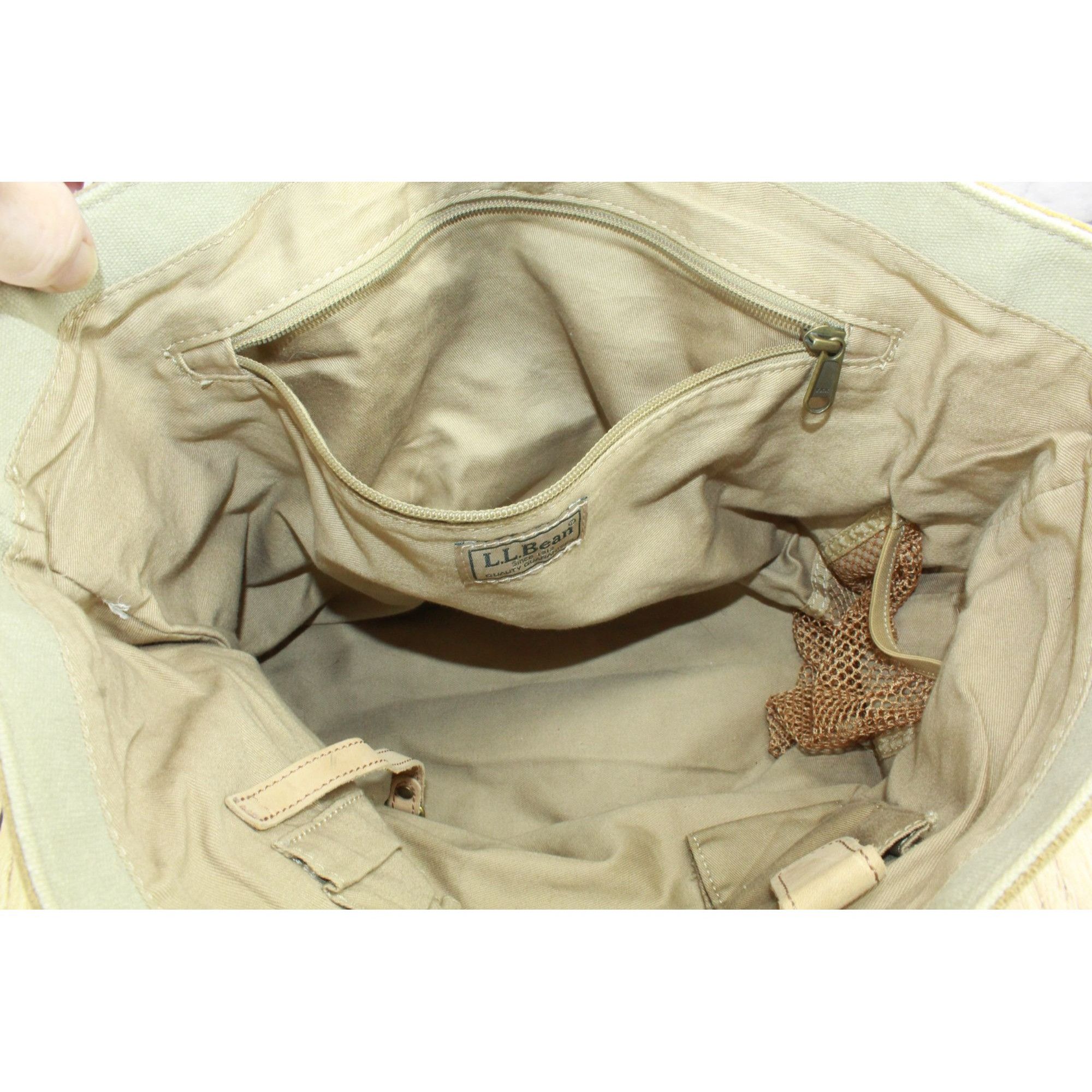 L.L. Bean LL Bean Shoulder Double Handles Pockets Tote Bag Size ONE SIZE - 5 Thumbnail