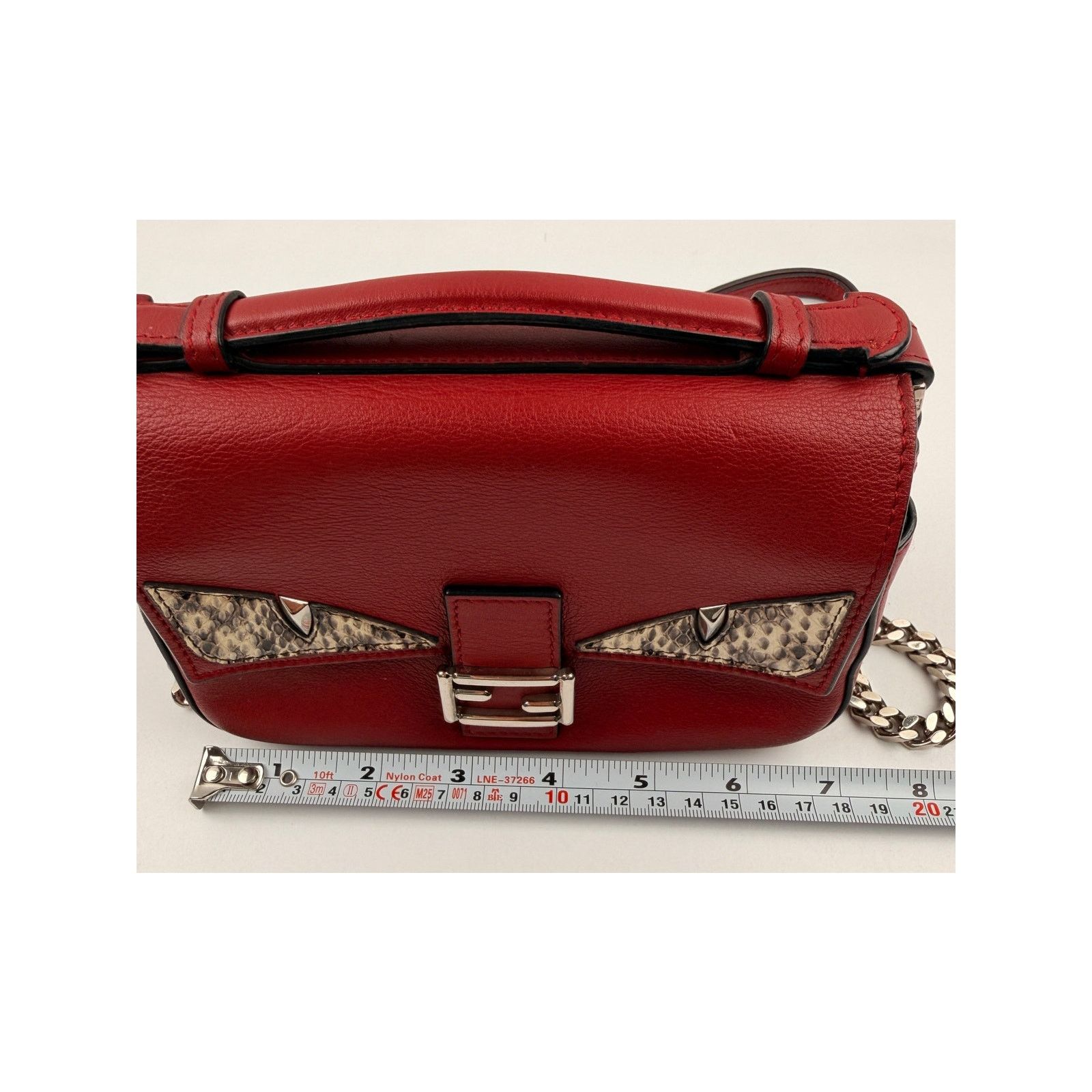 Fendi Fendi Micro Monster Baguette Bag red Size ONE SIZE - 10 Thumbnail