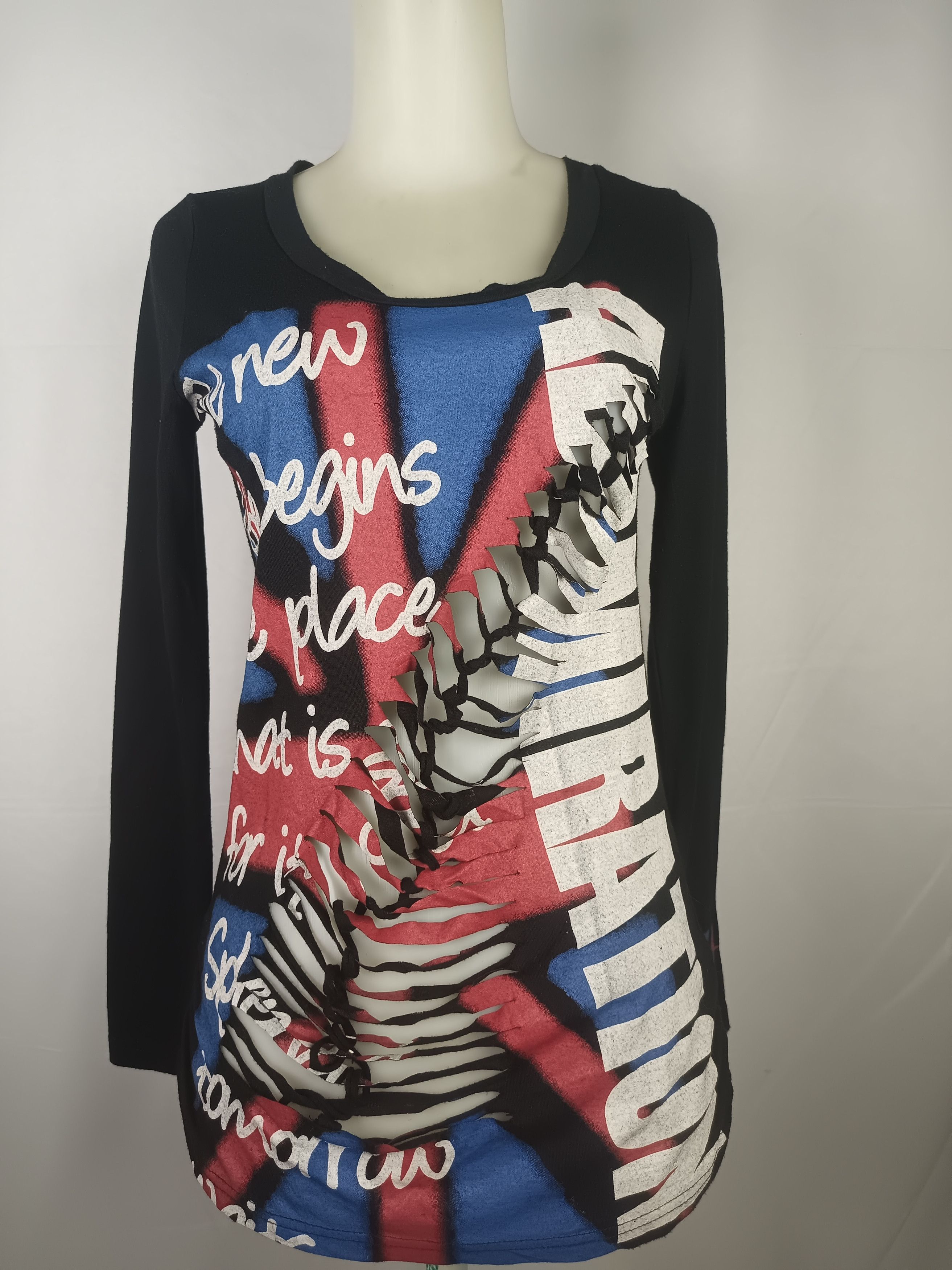 Japanese Brand Knick Knack Distressed Grunge Punk long Sleeve Tshirt Size US M / EU 48-50 / 2 - 1 Thumbnail