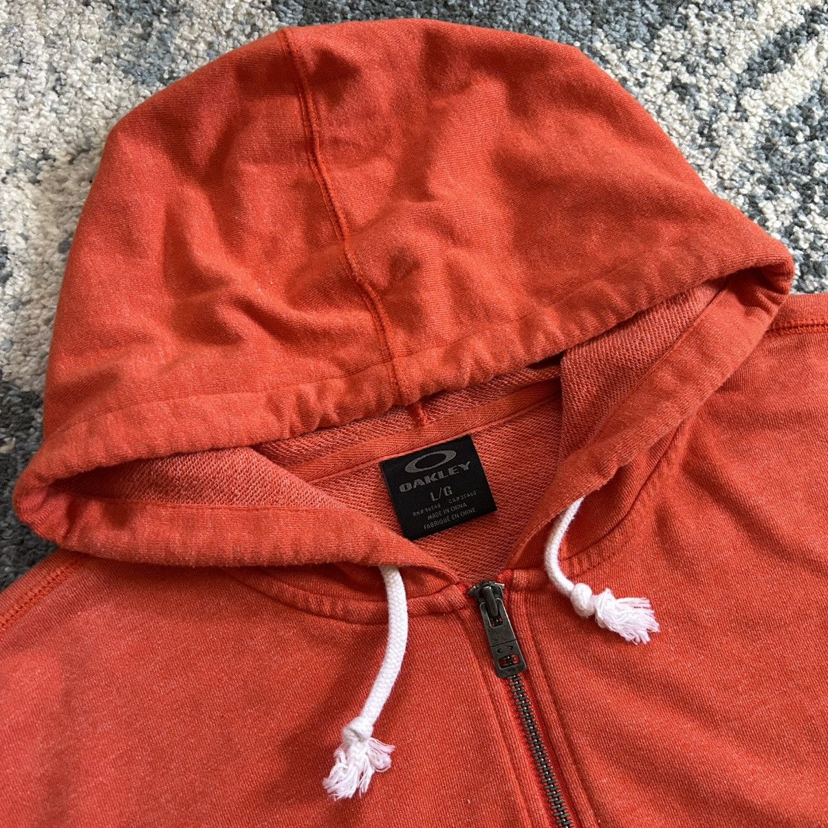 Oakley 2015 BURNT ORANGE HEATHER OAKLEY SQUARE LOGO FULL ZiP HOODiE Size US L / EU 52-54 / 3 - 18 Thumbnail