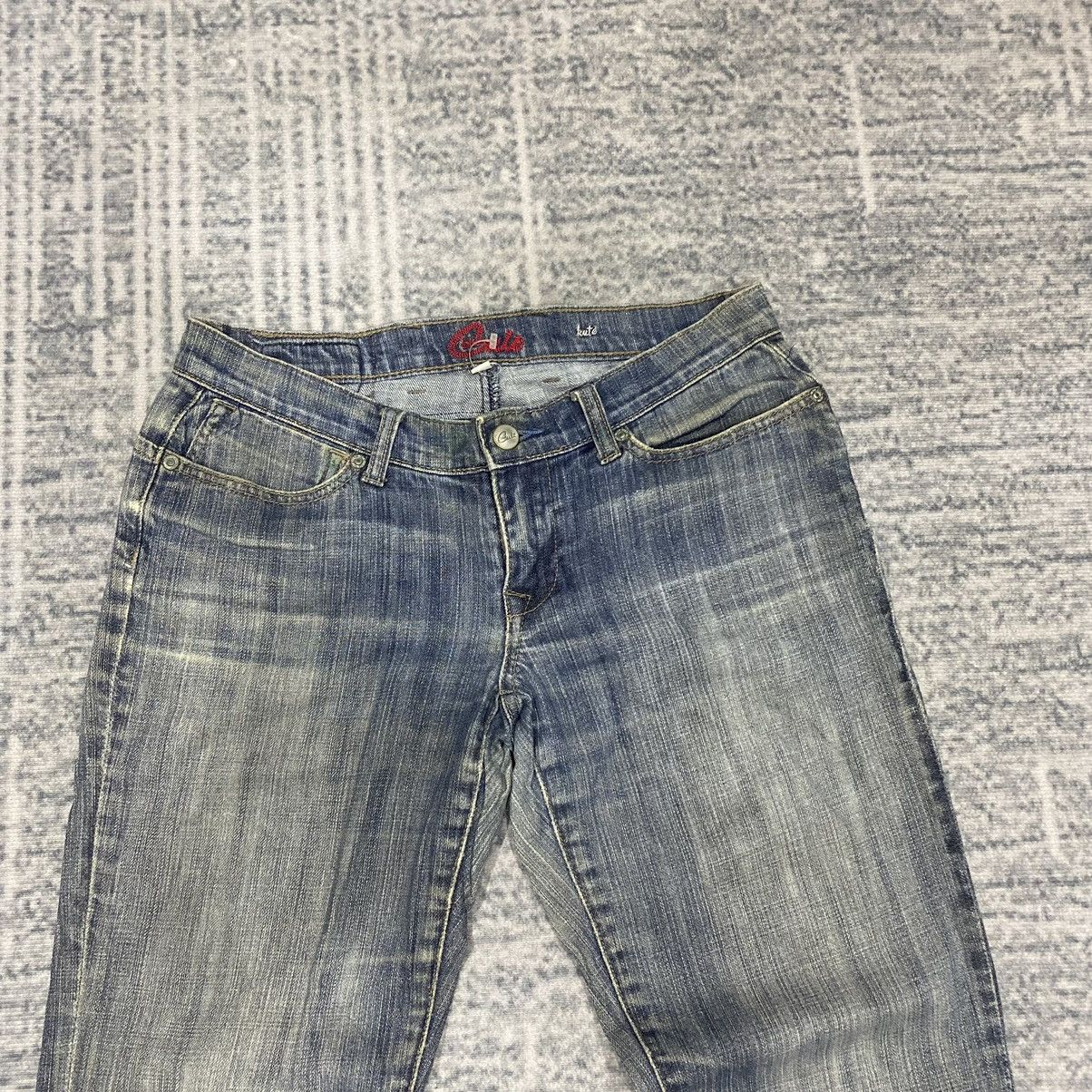 If Six Was Nine × Japanese Brand × Le Grande Bleu (L.G.B.) Flare☠️Blue Cult Washed Bootcut Cowboy Punk Jeans 90s Size US 30 / EU 46 - 6 Thumbnail