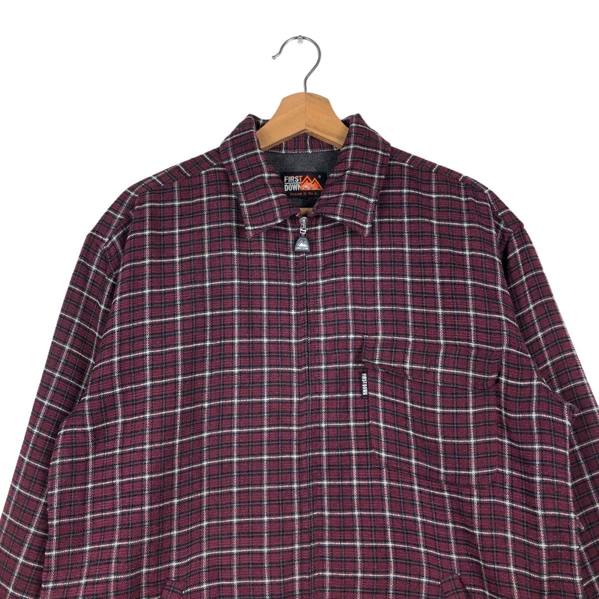 Japanese Brand 🔥Vintage Flannel Shirt Jacket Tartan Design First Down Usa Size US M / EU 48-50 / 2 - 3 Thumbnail