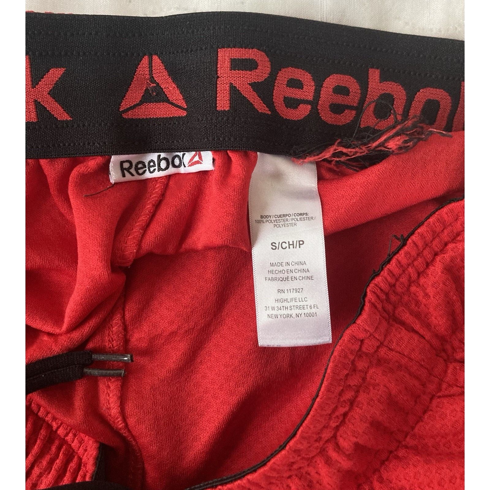 Reebok Reebok Red Men's Active Shorts - Size S Size US 30 / EU 46 - 2 Thumbnail