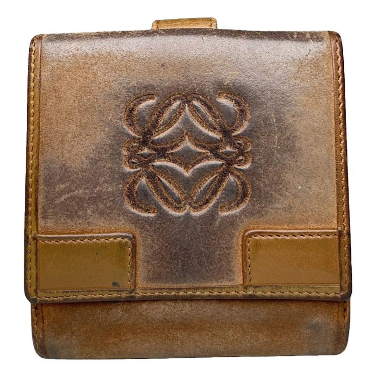 Loewe Brown Leather Purse Size ONE SIZE - 1 Thumbnail