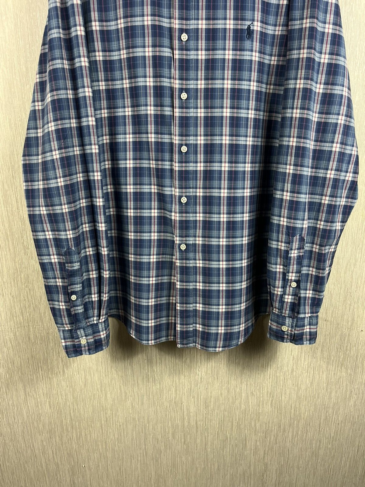 Polo Ralph Lauren × Ralph Lauren × Vintage Vintage 90s Polo Ralph Lauren checked plaid shirt small logo Size US XXL / EU 58 / 5 - 6 Thumbnail
