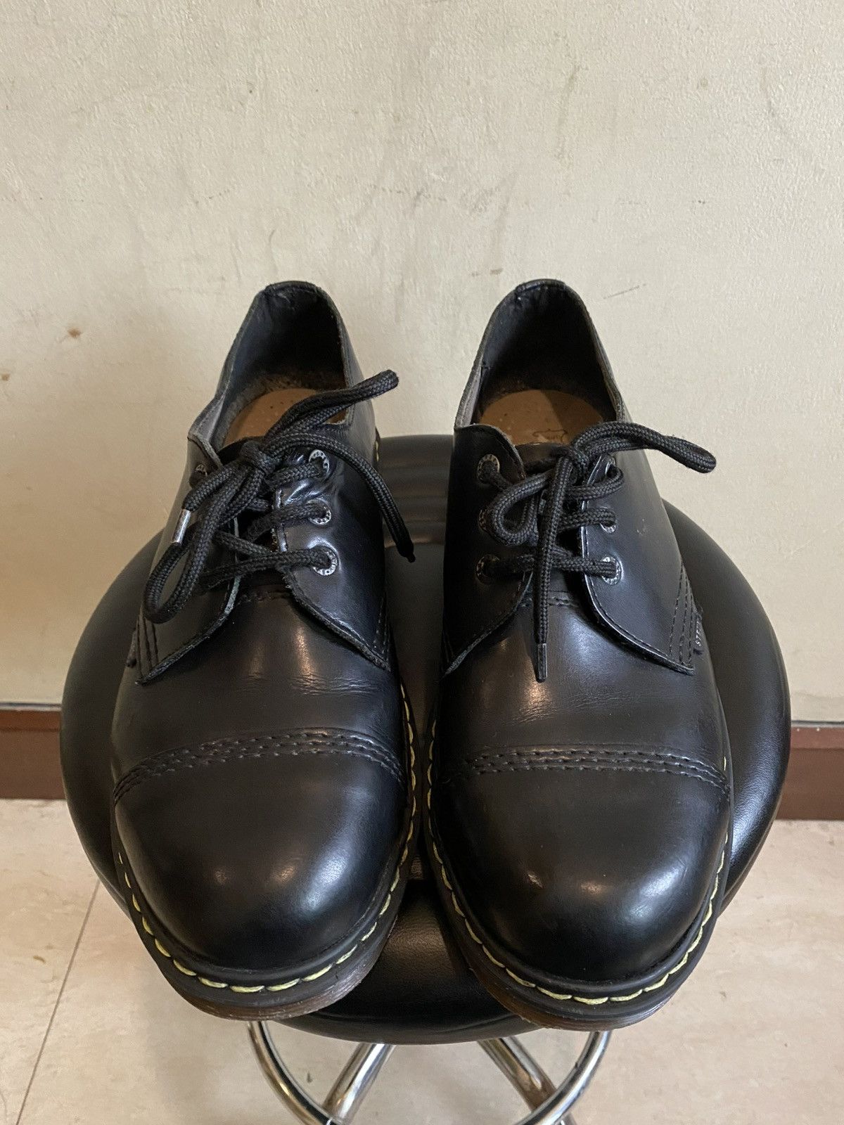 Vintage Steel English style low boots leather Size US 12 / EU 45 - 8 Thumbnail