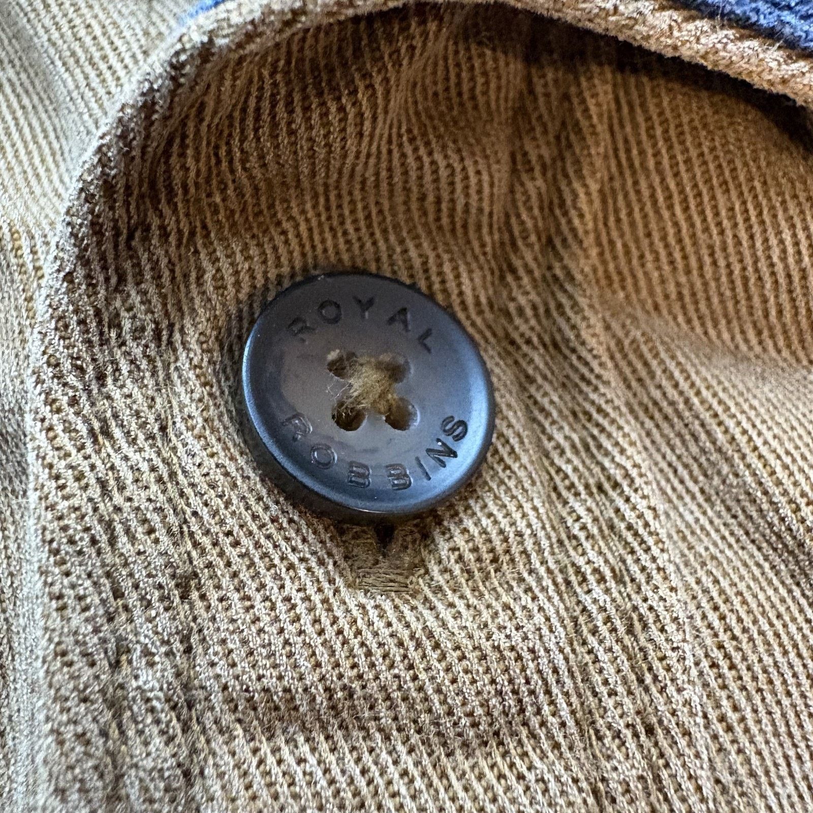 Royal Robbins Royal Robbins Men's Brown Lyocell Cotton Button Down Shirt L Size US L / EU 52-54 / 3 - 6 Thumbnail
