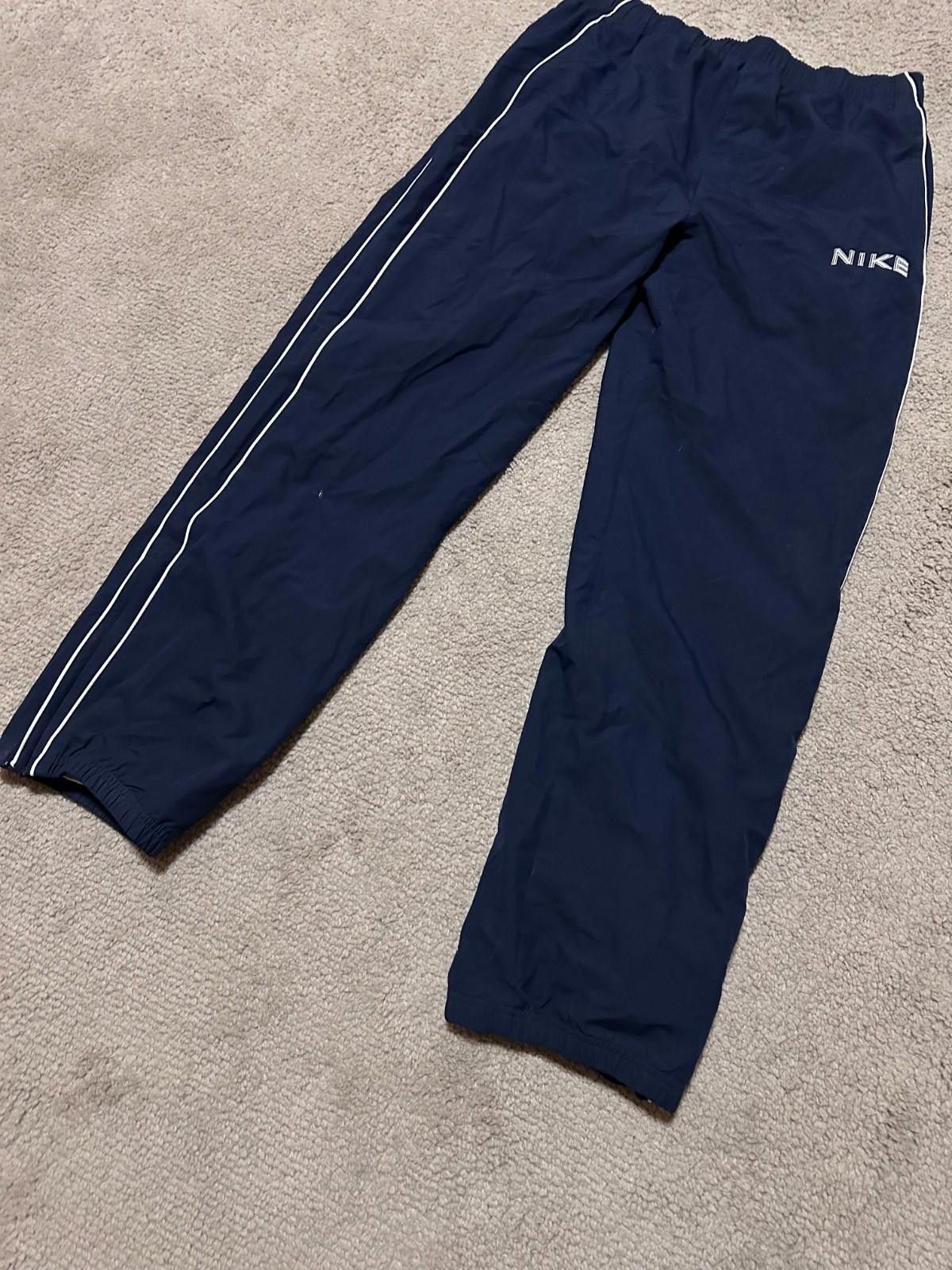 Nike Vintage Nike Track Pant Blue Sz L Size US 34 / EU 50 - 3 Thumbnail