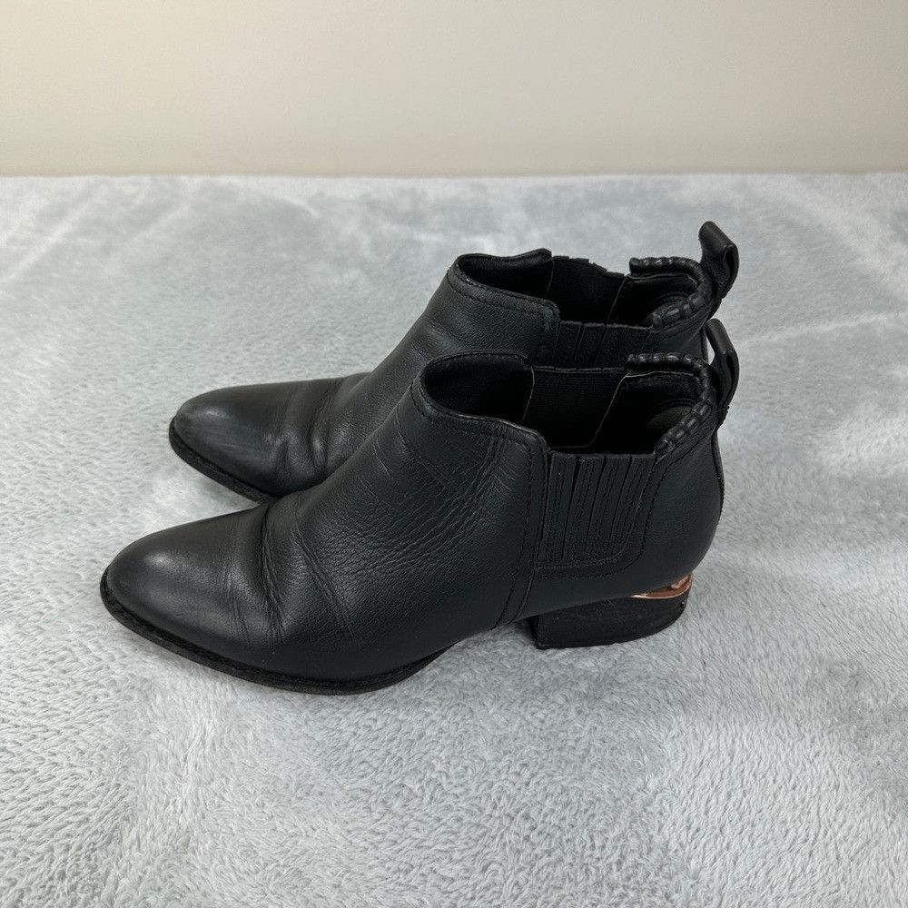 Alexander Wang Alexander Wang Black Leather Booties Women’s Size 36.5 EU Size US 6.5 / IT 36.5 - 5 Thumbnail