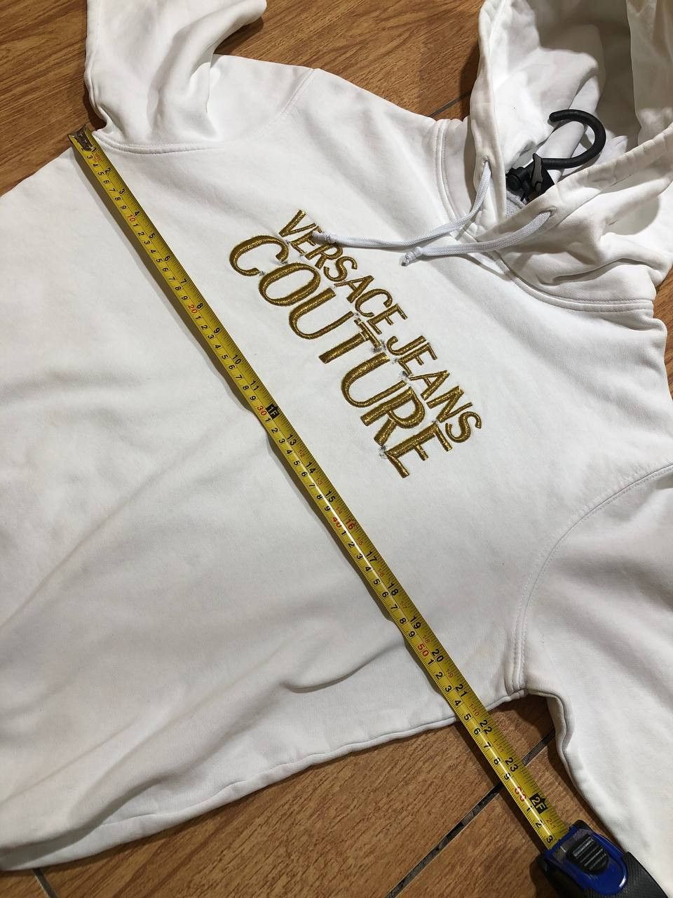 Versace Jeans Couture Versace Jeans Couture Men's Gold Foil Logo Hoodie Size US XS / EU 42 / 0 - 13 Thumbnail