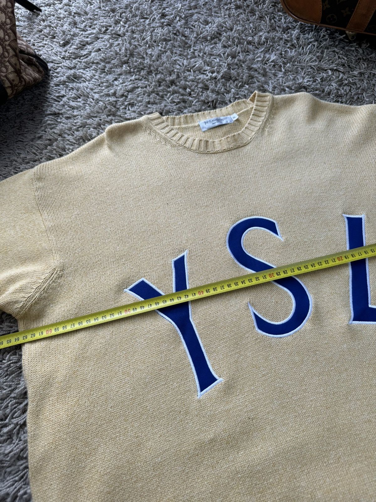 Vintage × Yves Saint Laurent Vintage sweater Yves Saint Laurent 90s original luxury item Size US XXL / EU 58 / 5 - 4 Thumbnail