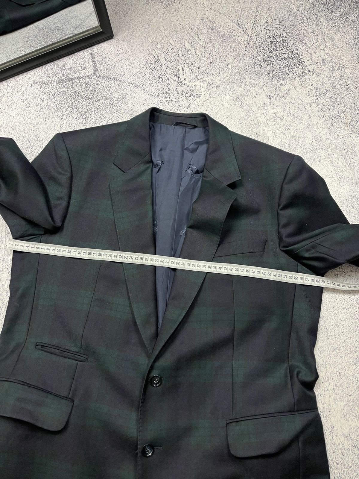 Burberry × Vintage Vintage Burberrys 90’s Wool Blazer Plaid Jacket Nova Check Size US L / EU 52-54 / 3 - 20 Thumbnail