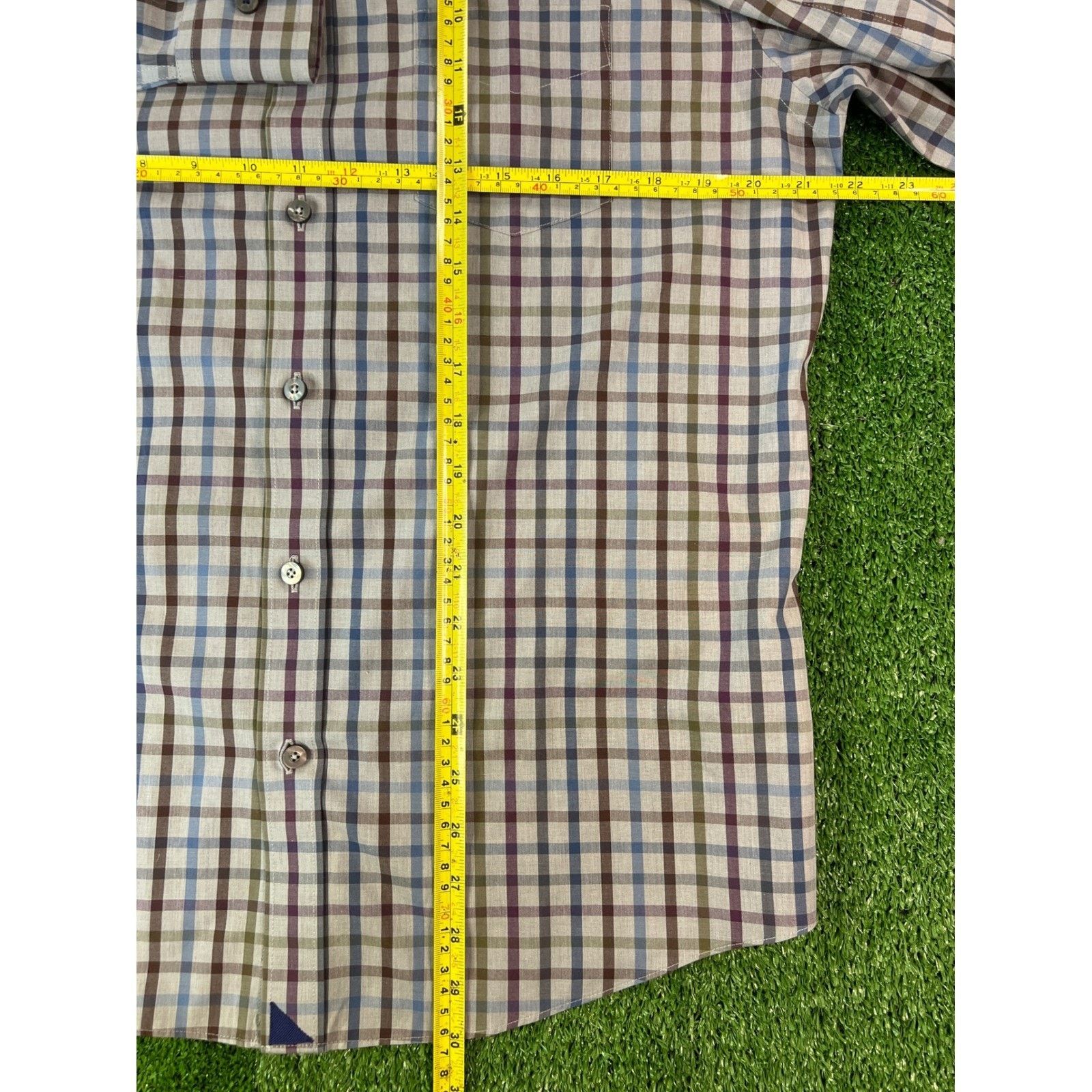 UNTUCKit UNTUCKit Mens Plaid Button Down Shirt Long Sleeve Size LG Size US L / EU 52-54 / 3 - 5 Thumbnail