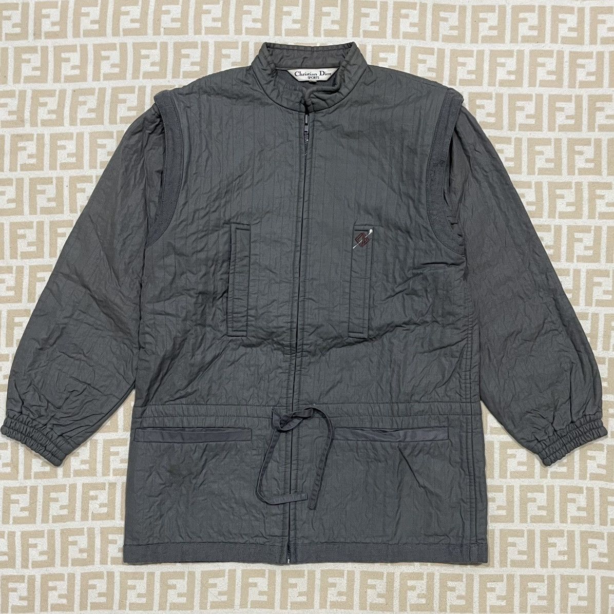 Christian Dior Monsieur Christian Dior Convertible Zipper Quilted Jacket Size US M / EU 48-50 / 2 - 2 Thumbnail