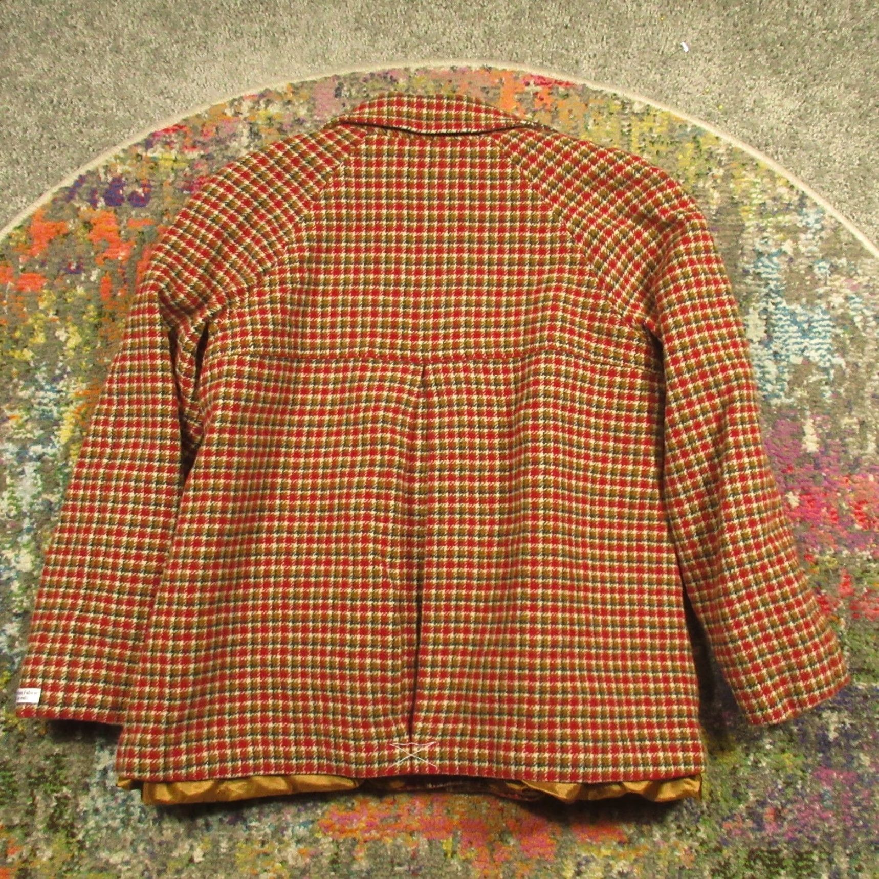Pendleton VINTAGE Pendleton Wool Blazer Womens 12 Lined Three Button Front Red Brown Plaid Large Size XL / US 12-14 / IT 48-50 - 2 Thumbnail