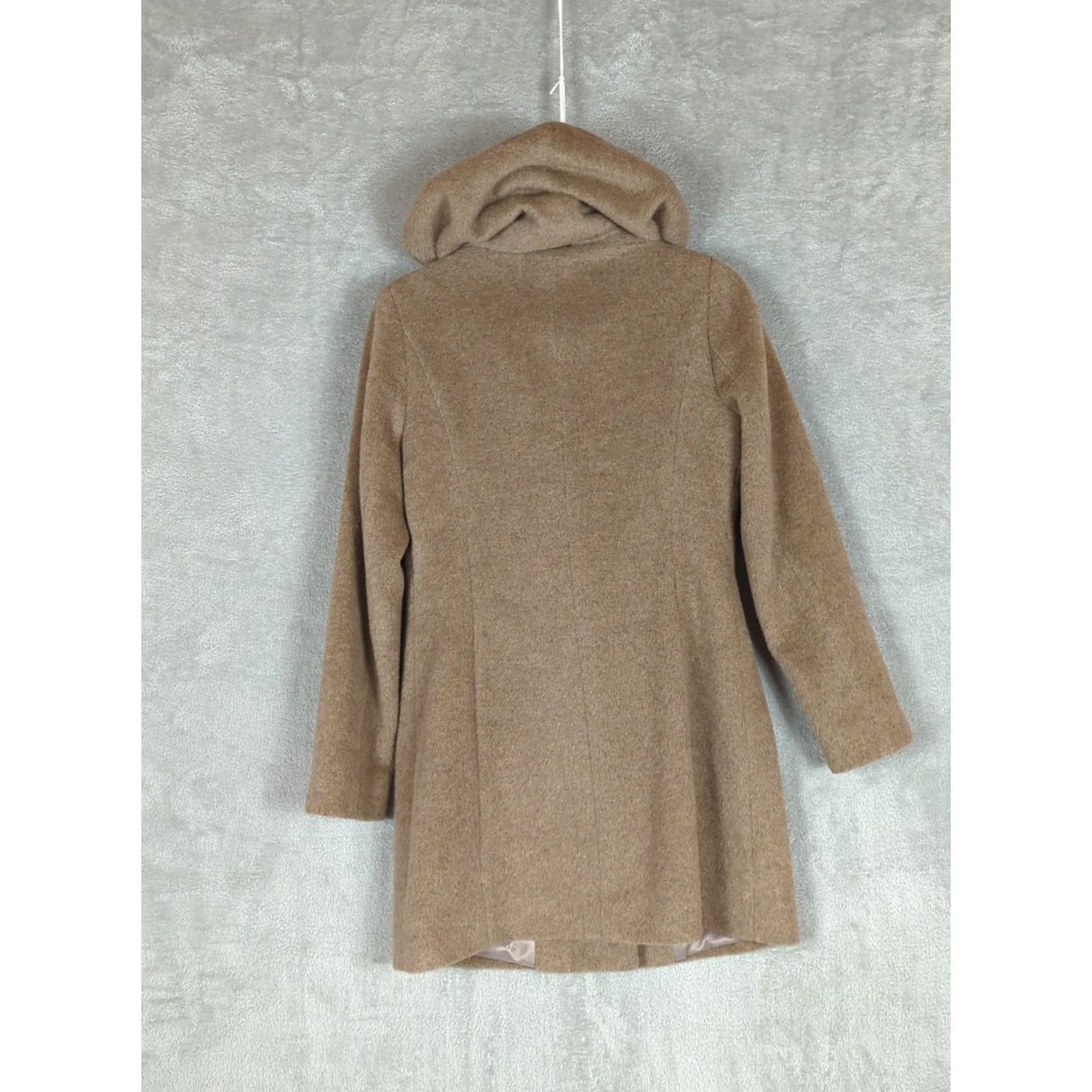 Cole Haan Cole Haan coat Women's Italian Alpaca-Wool blend with Hood Maple Sugar Size 2 Size XS / US 0-2 / IT 36-38 - 4 Thumbnail