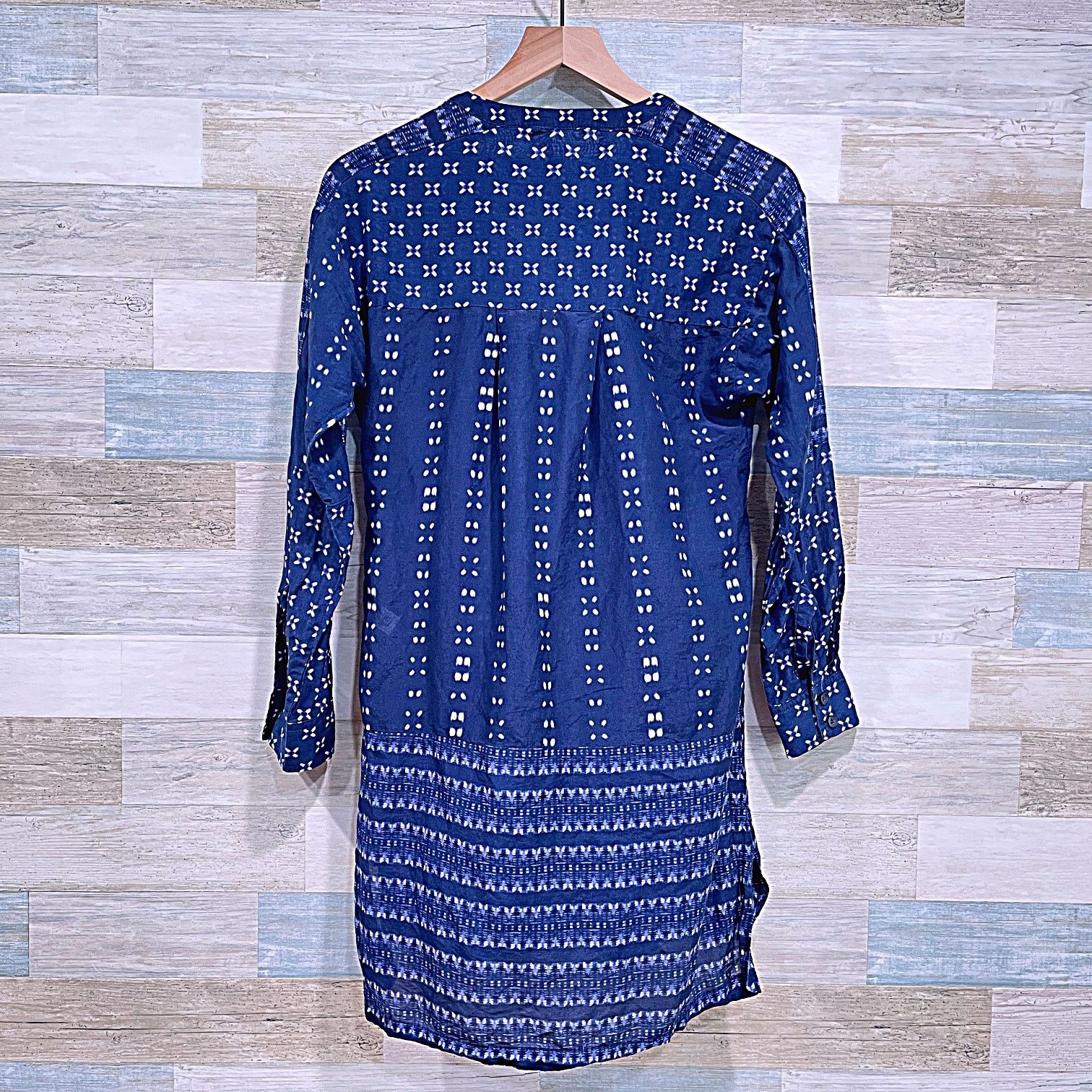 Athleta ATHLETA Swim Ikat Kaftan Cover Up Blue Womens XS Size XS / US 0-2 / IT 36-38 - 3 Thumbnail