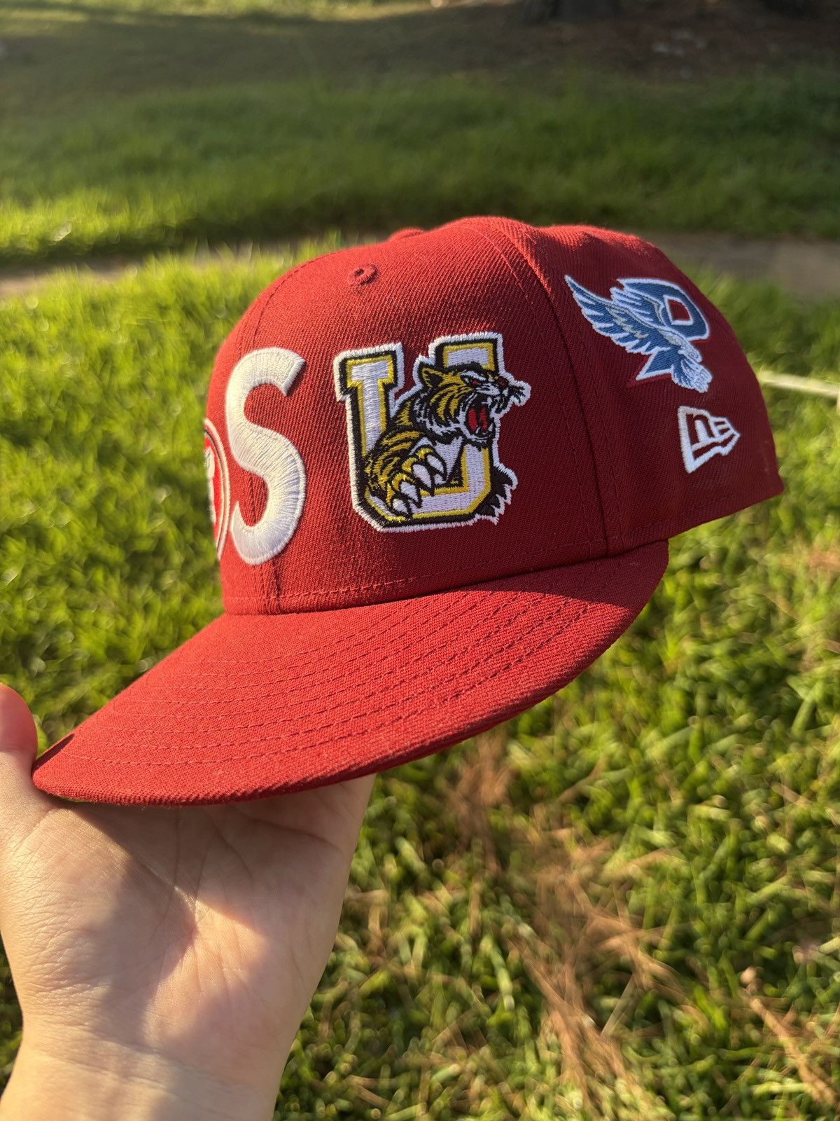 Supreme Supreme Devil S Logo New Era Black Hat 7 1/8 | Grailed