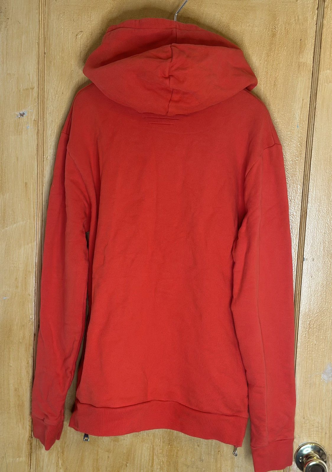Balmain Red Pullover Zip Hoodie Size US L / EU 52-54 / 3 - 9 Thumbnail