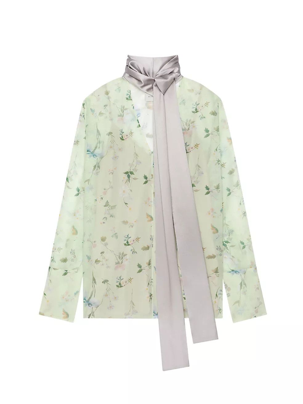 Givenchy o1w1db10325 Lavalliere Blouse in Multicolor Size S / US 4 / IT 40 - 1 Thumbnail
