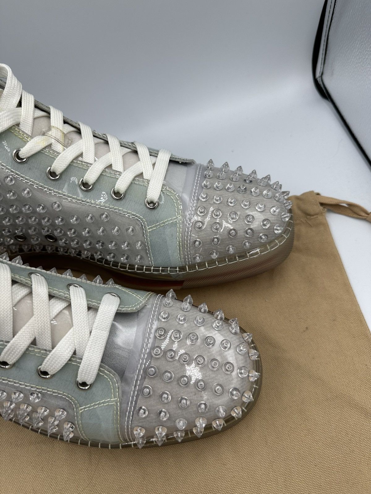 Christian Louboutin Christian Louboutin Spike Transparent Size US 13 / EU 46 - 3 Thumbnail