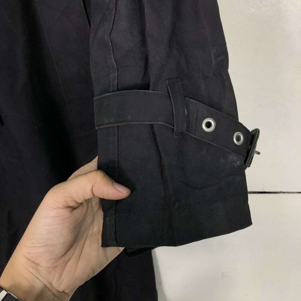 Mackintosh 🔥VINTAGE LONG JACKET WAX DESIGN RICH BLACK MACKINTOSH Size US M / EU 48-50 / 2 - 16 Thumbnail