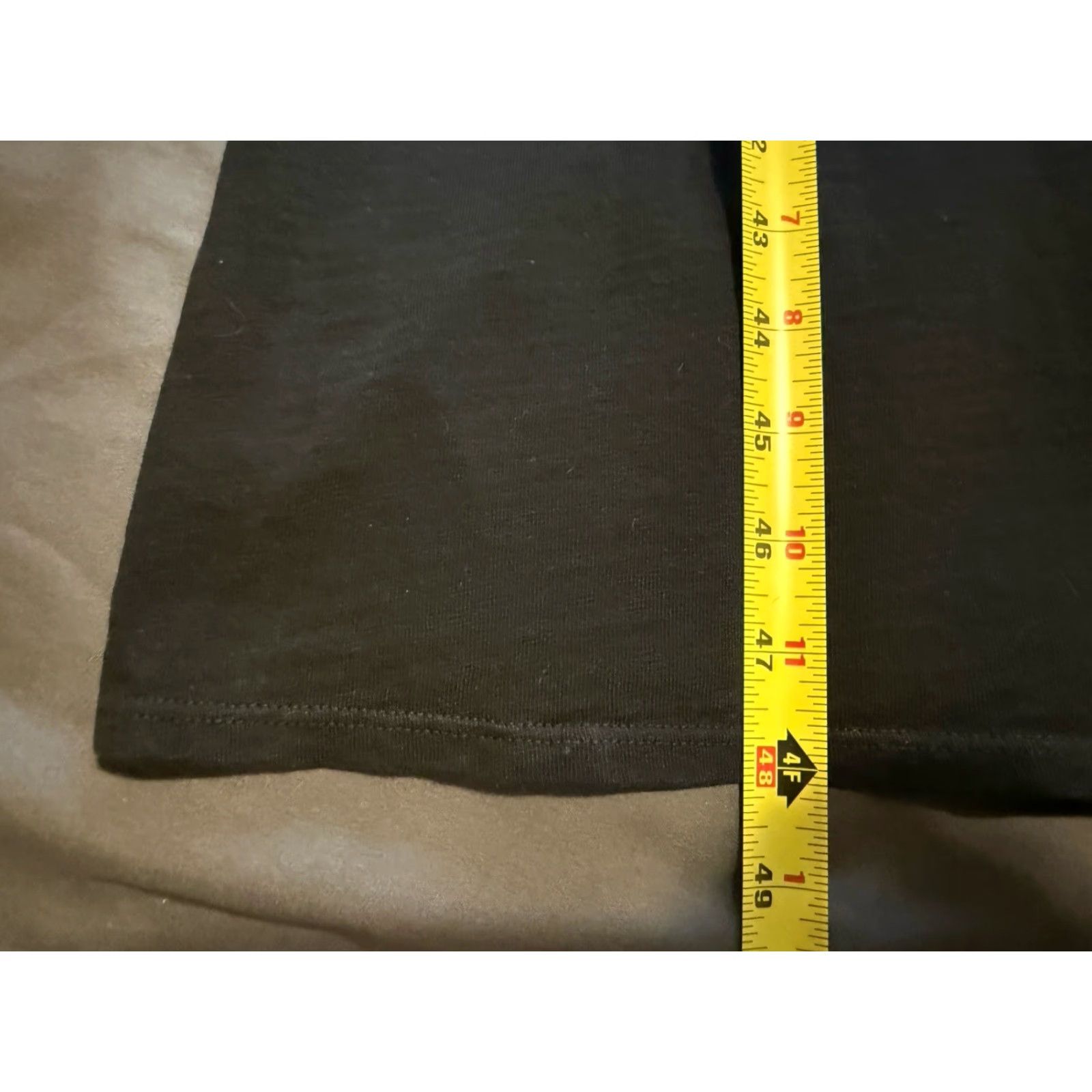 Nation LTD VINTAGE NATION LTD Pencil Dress Medium Black Cotton Gold Buttons Midi Metal Womens Size M / US 6-8 / IT 42-44 - 4 Thumbnail