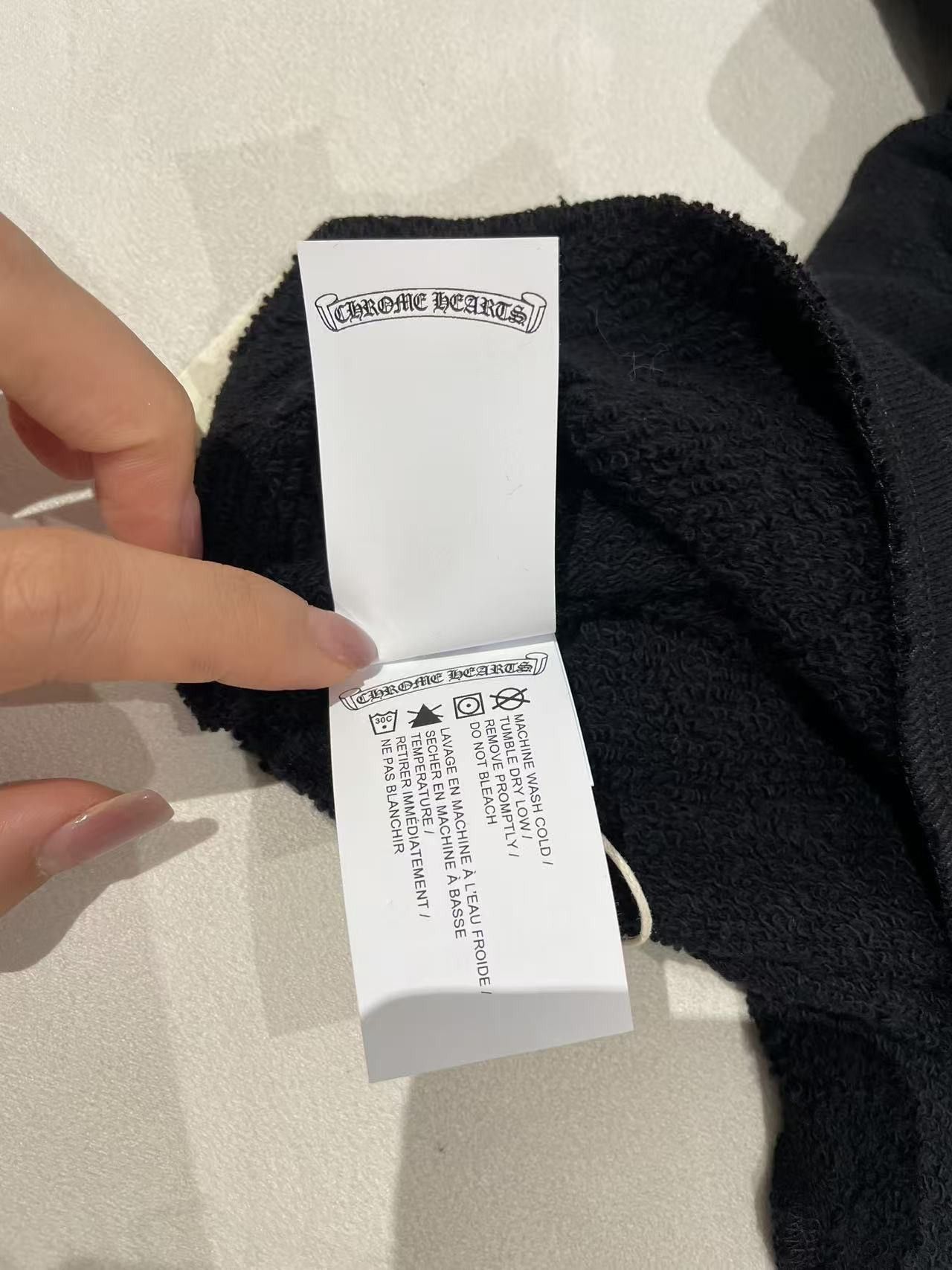 Chrome Hearts Chrome Hearts Tonal Monogram Cross Black Cropped Sweatshirt Size S / US 4 / IT 40 - 10 Thumbnail