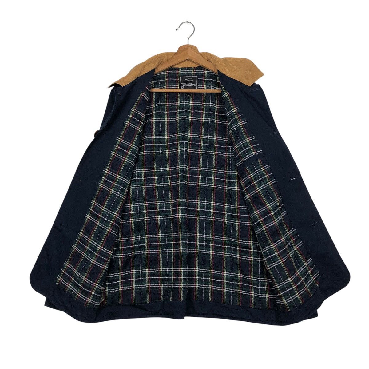 45rpm 📌Vintage Chore Work Jacket Temptation Blanket Wool Size US M / EU 48-50 / 2 - 14 Thumbnail