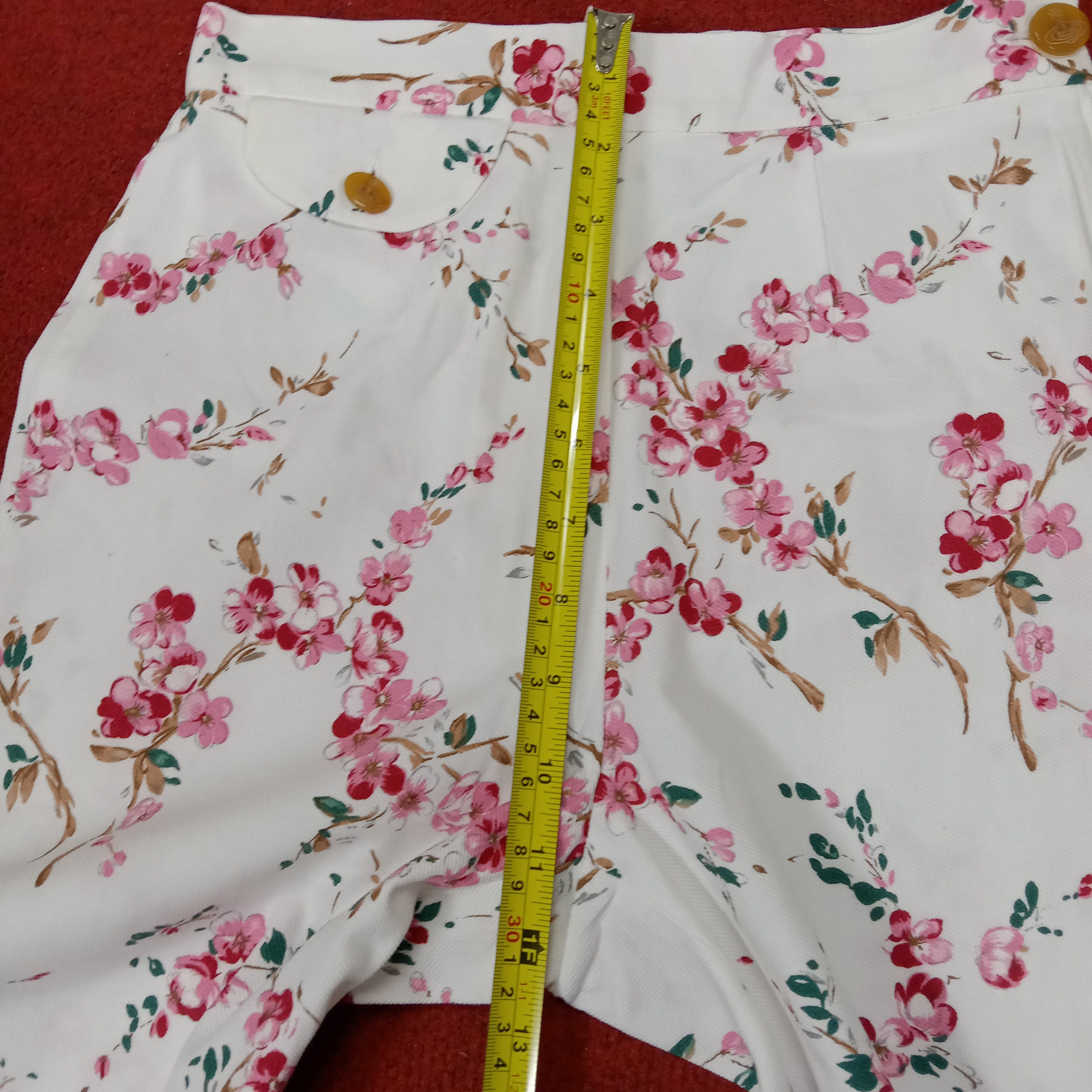 Designer × Vintage × Vivienne Westwood Vivienne Westwood Fashion Flowers Design Style Pants Size 24" / US 00 / IT 34 - 8 Thumbnail